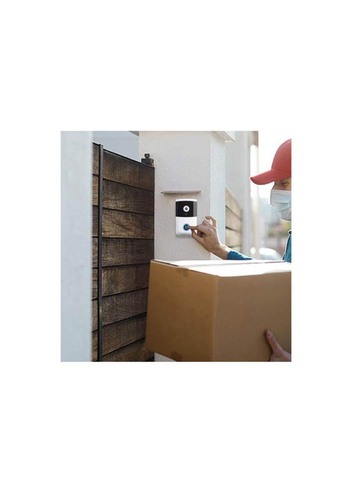 Timbre Puerta inalámbrico Wifi con cámara Visión Nocturna Hd-6
