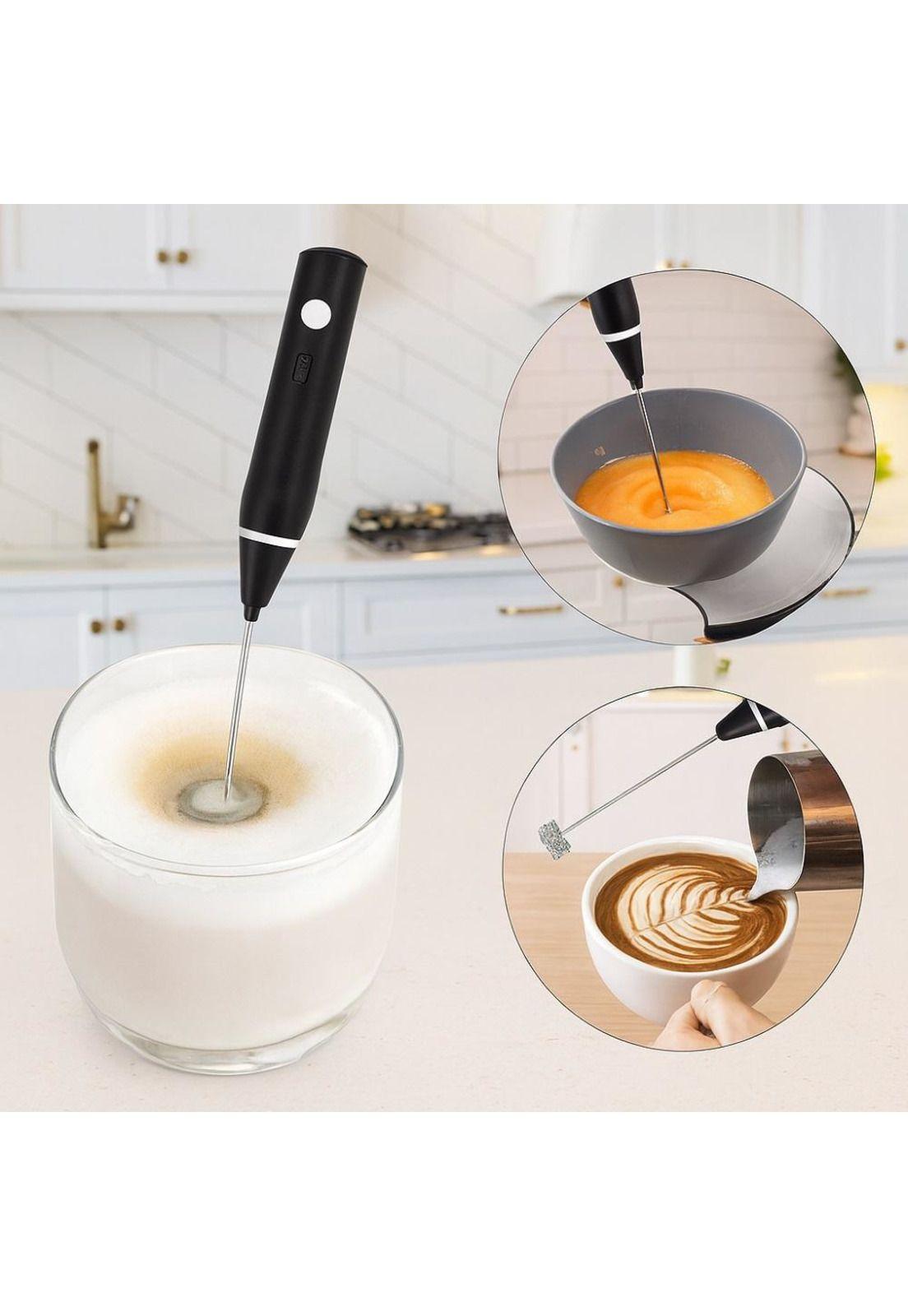 Mini Batidor Revolvedor De Café Y Espuma Leche Recargable USB-4