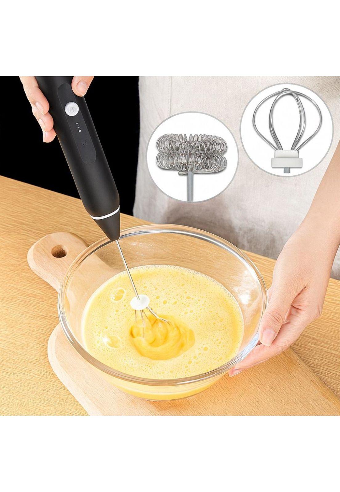 Mini Batidor Revolvedor De Café Y Espuma Leche Recargable USB-7