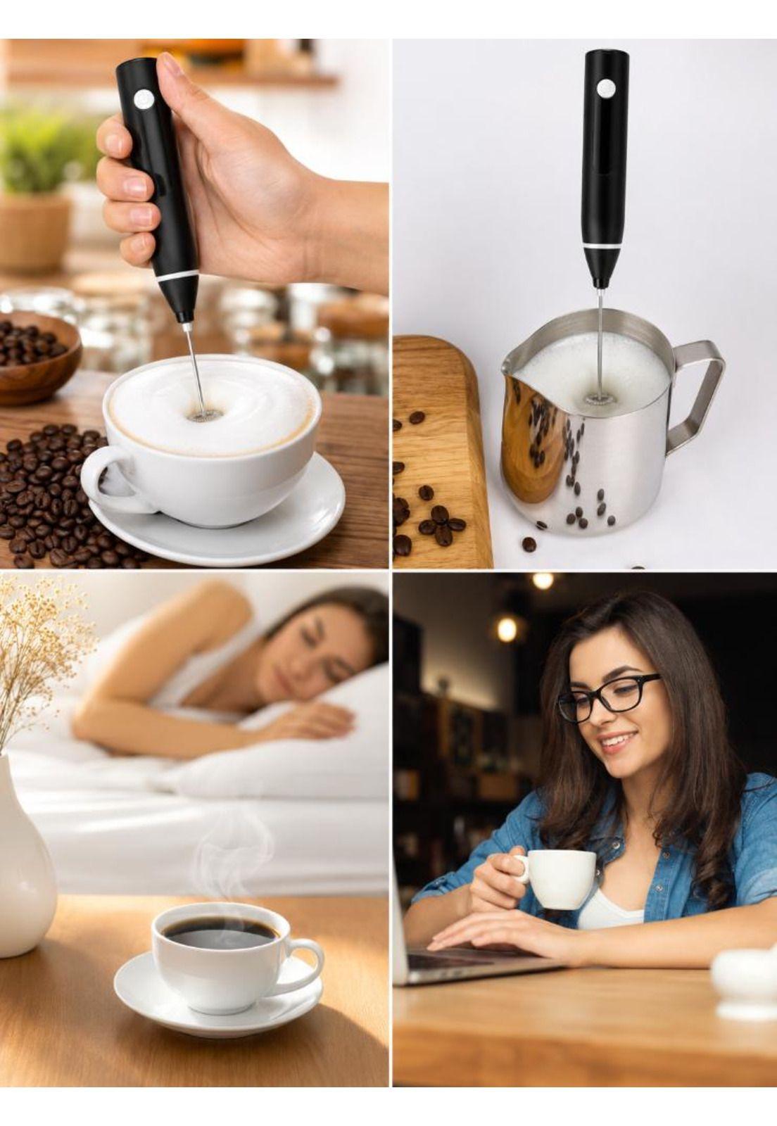 Mini Batidor Revolvedor De Café Y Espuma Leche Recargable USB-6
