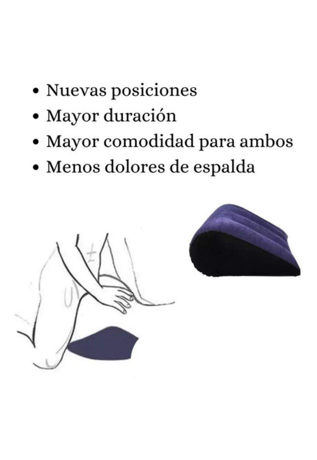 Cojín Inflable Almohada Cuña Posiciones Sexuales Parejas-3