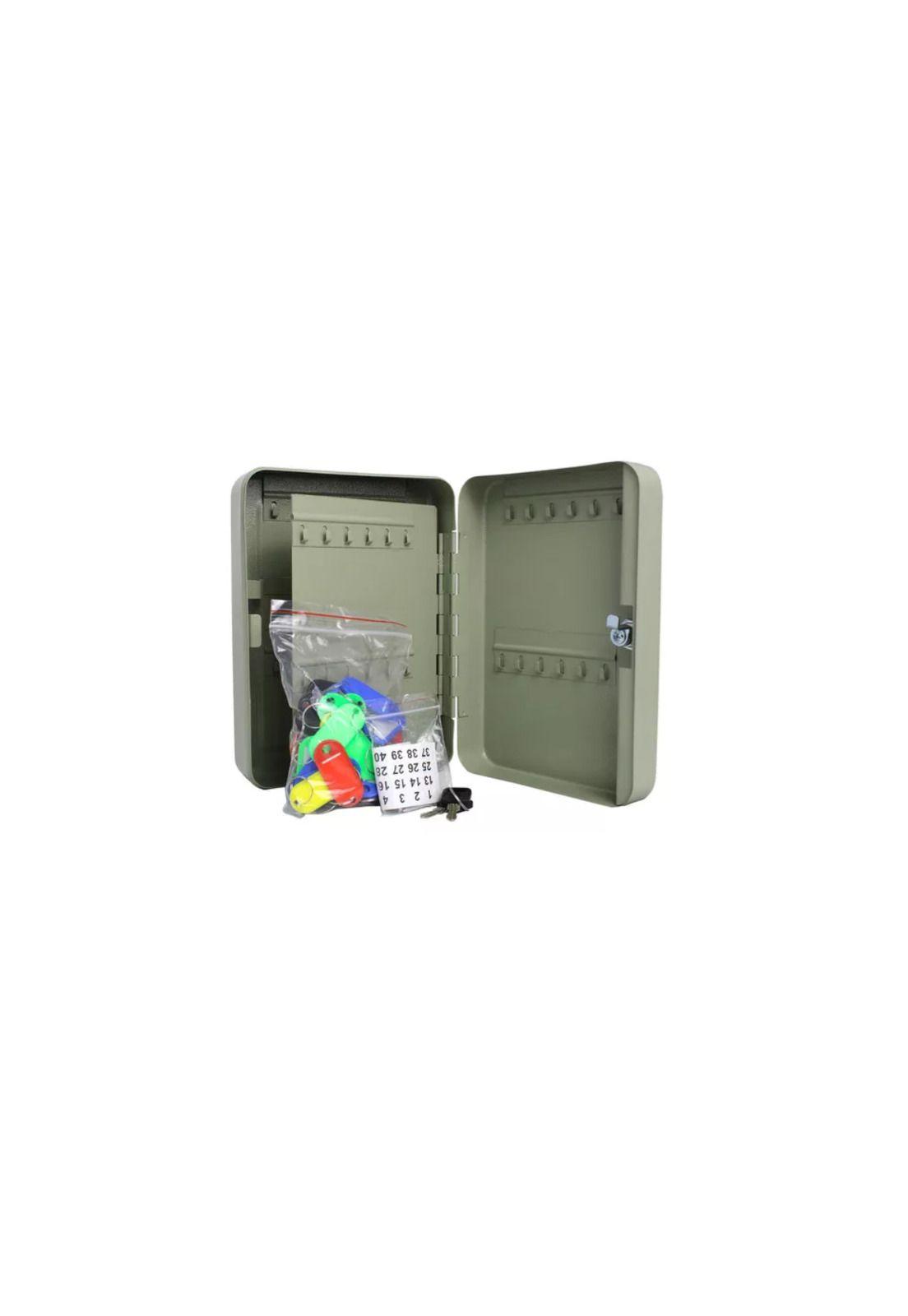 Caja de Seguridad Fuerte Metalica para Llaves 40colgadores 250x180x75mm Alemana-2