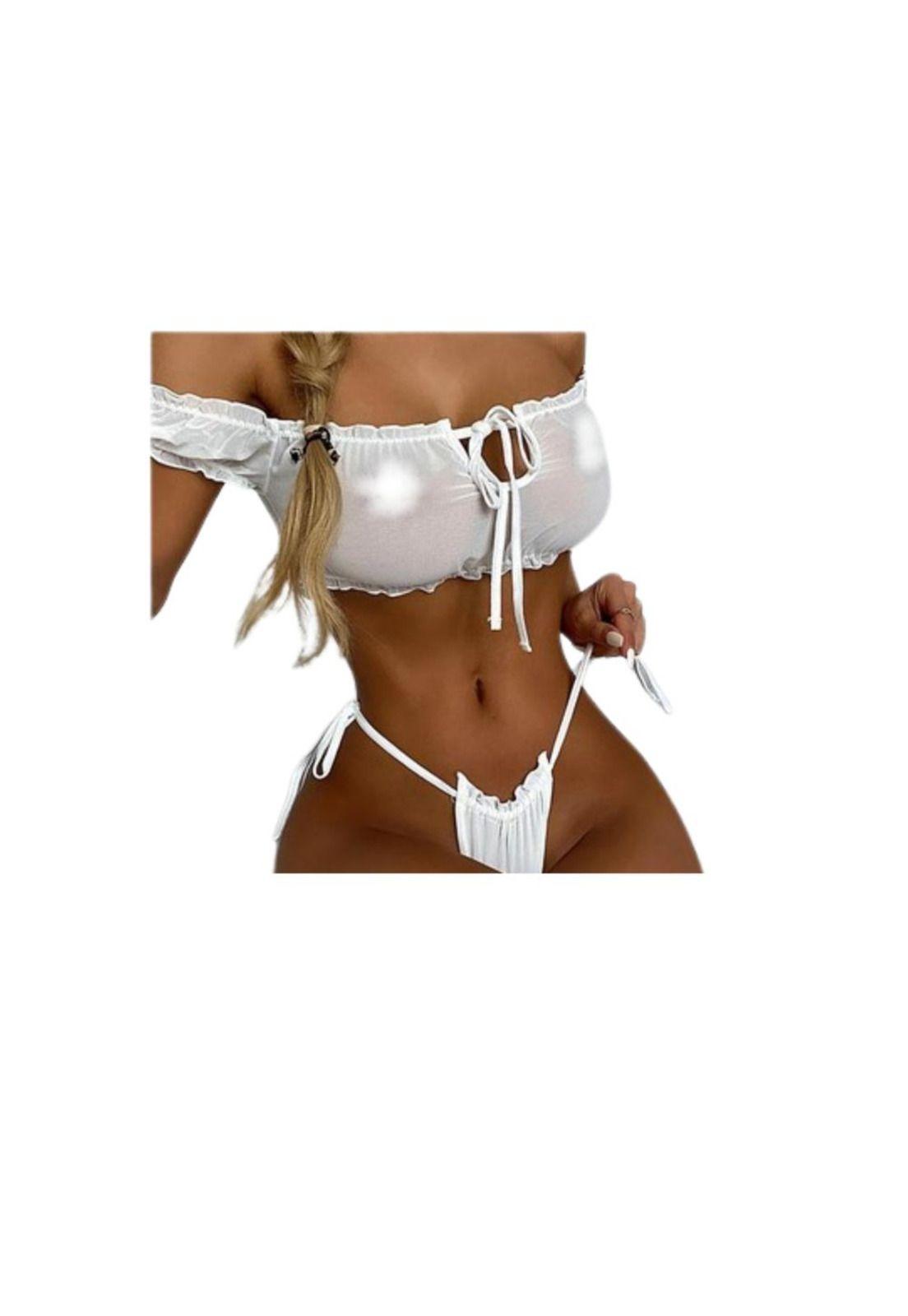 Lenceria Sexy Transparente para Mujer Ropa Interior 2023-3