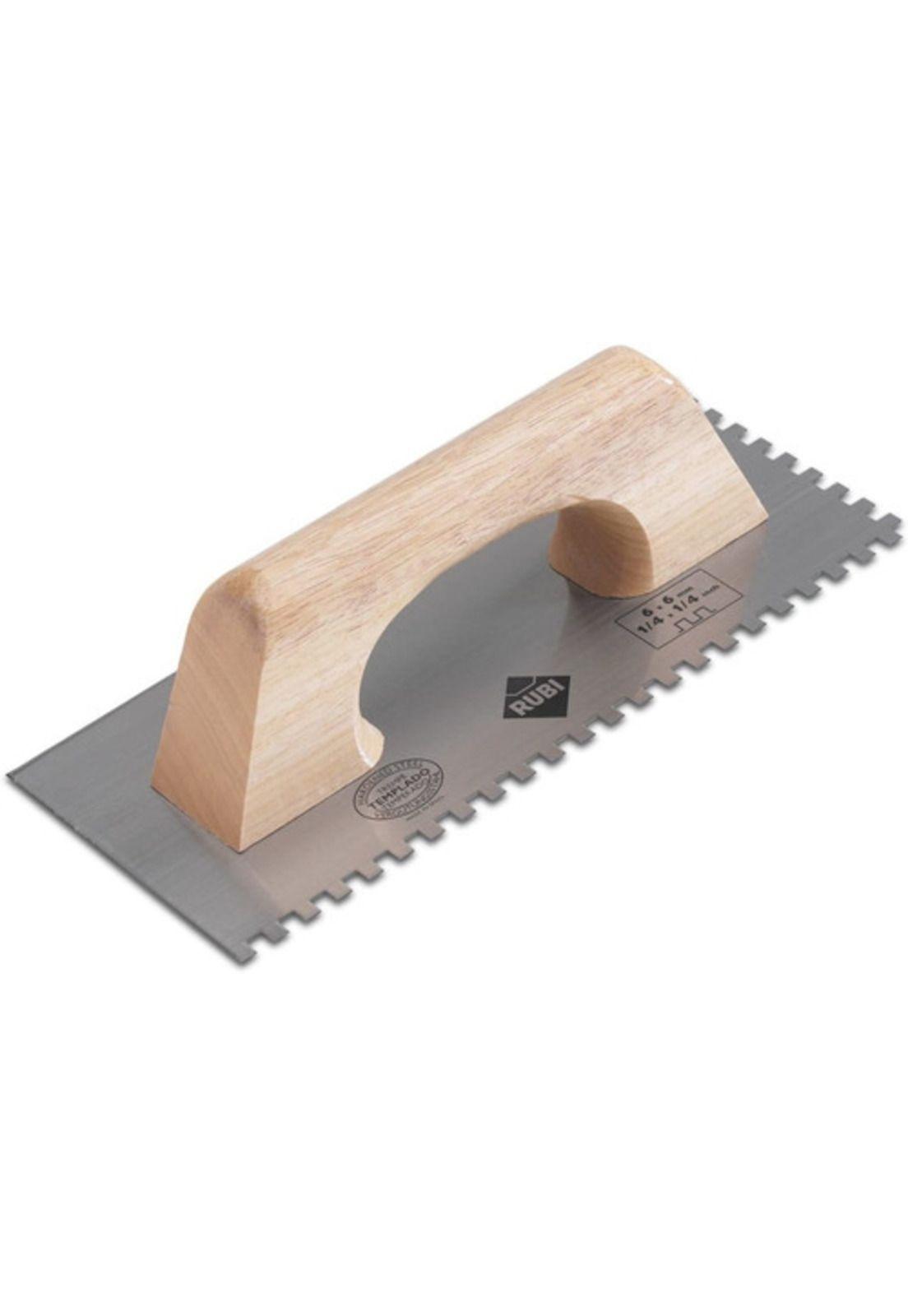 Llana Dentada Rubi 28cm Dtes 3x3mm M/madera Uso Profesional-2