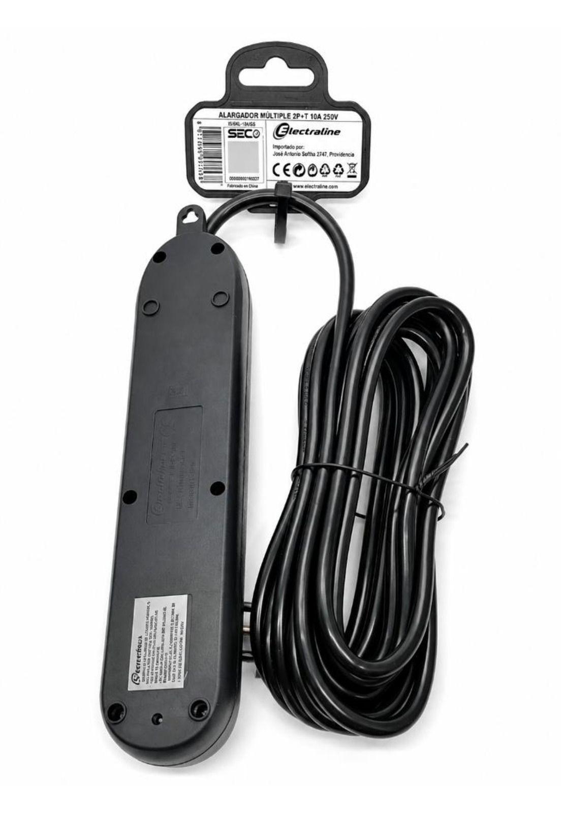 Zapatilla Alargador Electraline 6 Tomas Switch 5 Metros-4