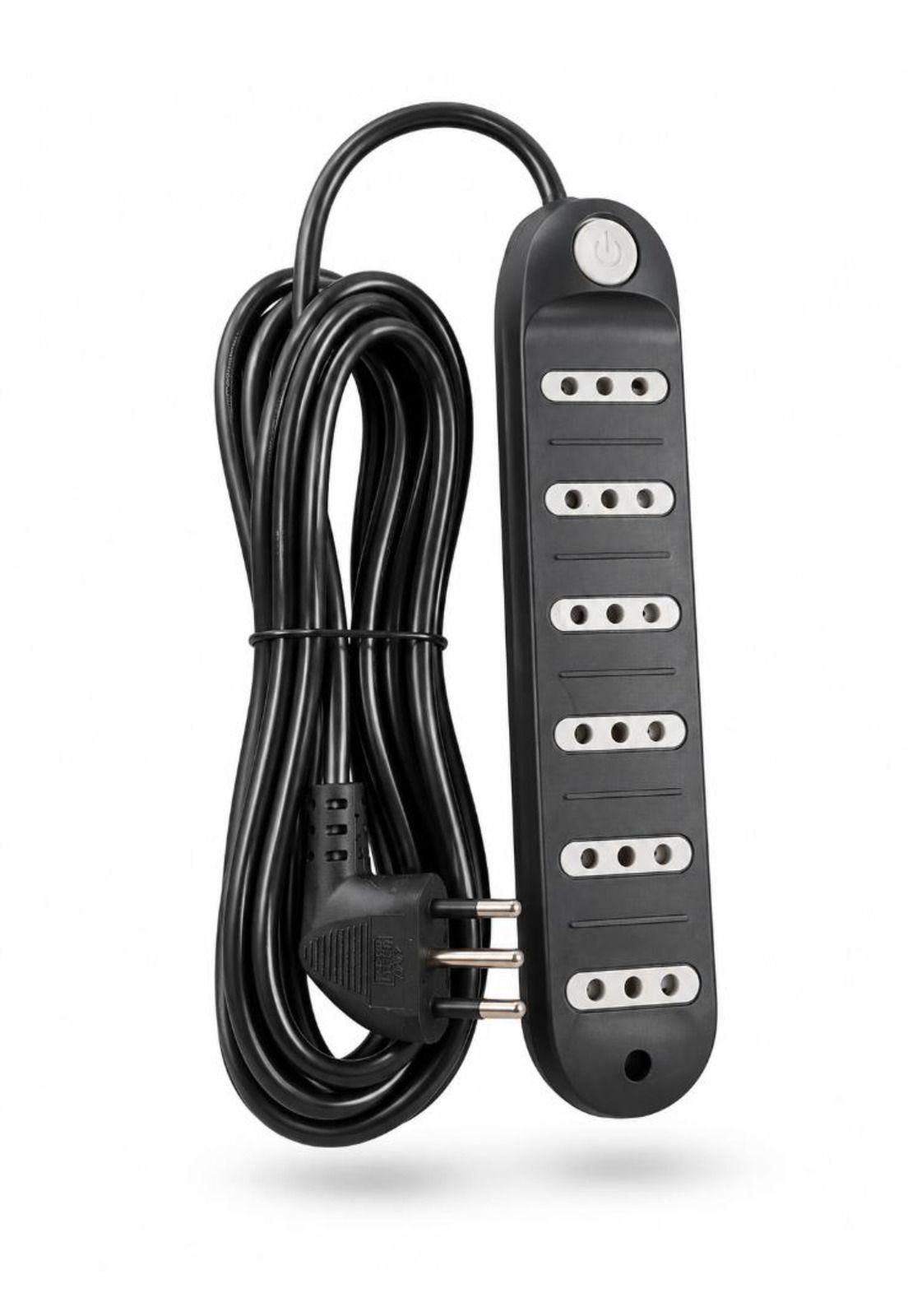 Zapatilla Alargador Electraline 6 Tomas Switch 5 Metros-5