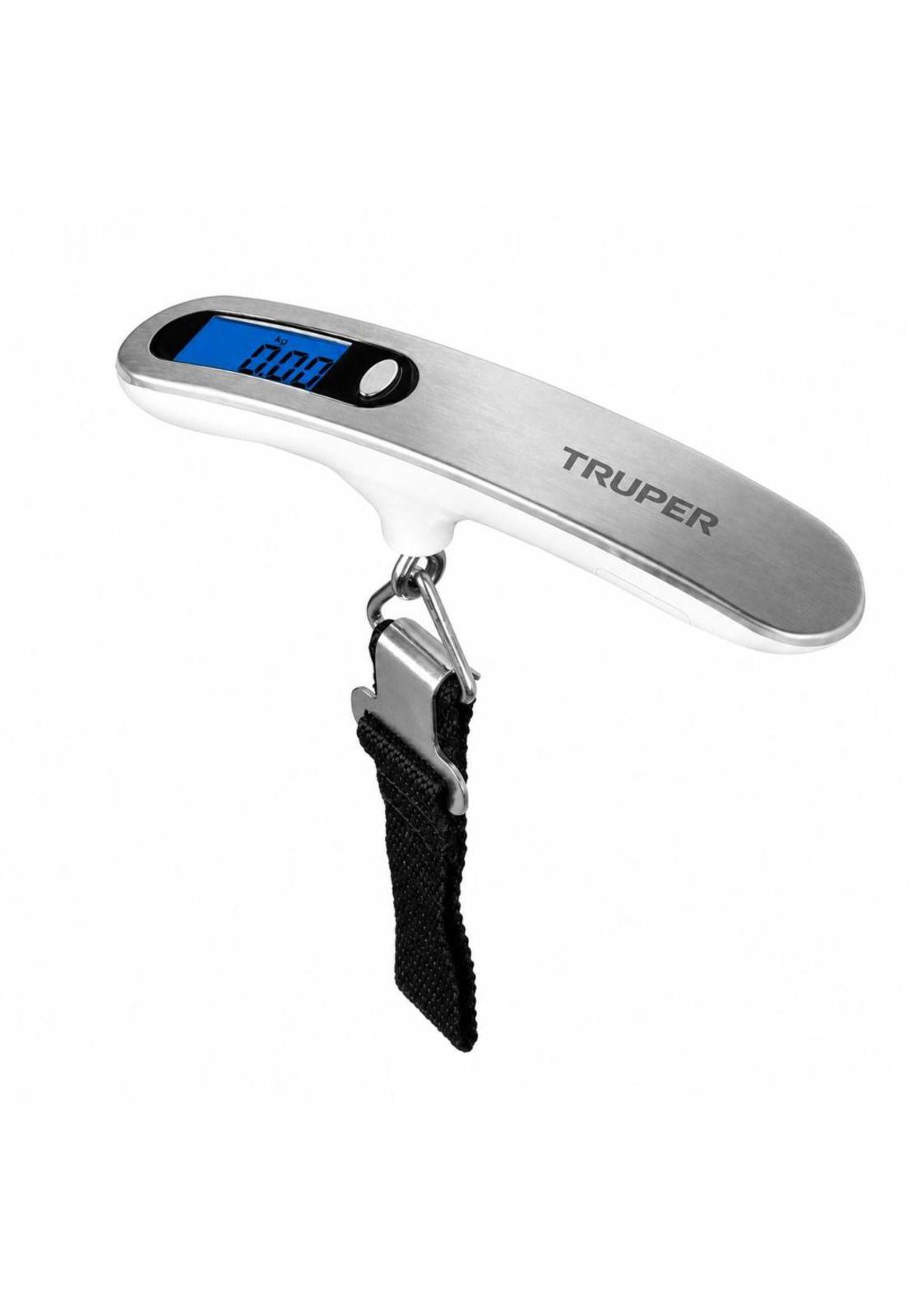 Balanza Digital Truper 50kg LCD  Equipaje Maletas Portátil-0