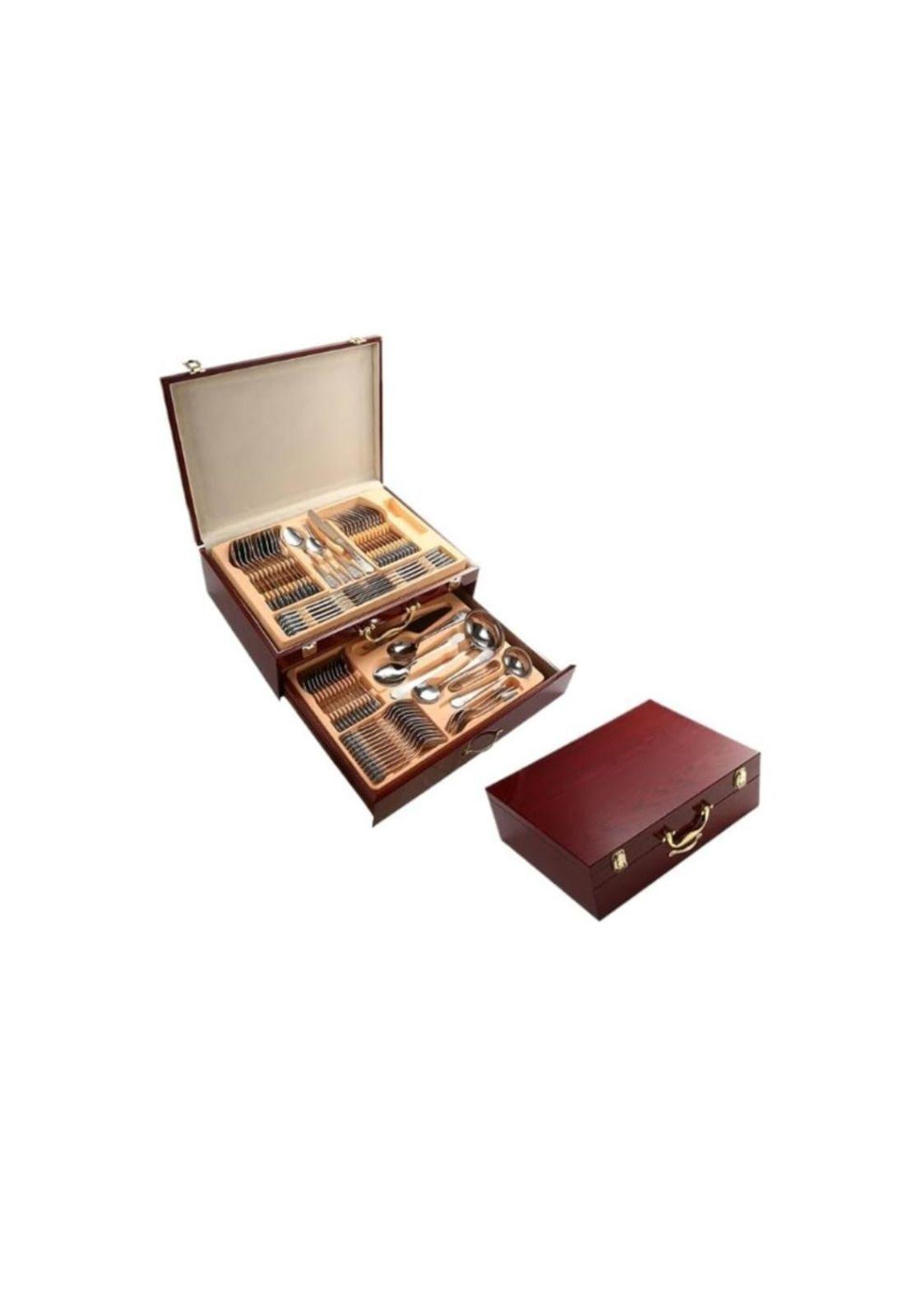 Juego de Cubiertos 72PCS Acero Inox Premium Vintage-2