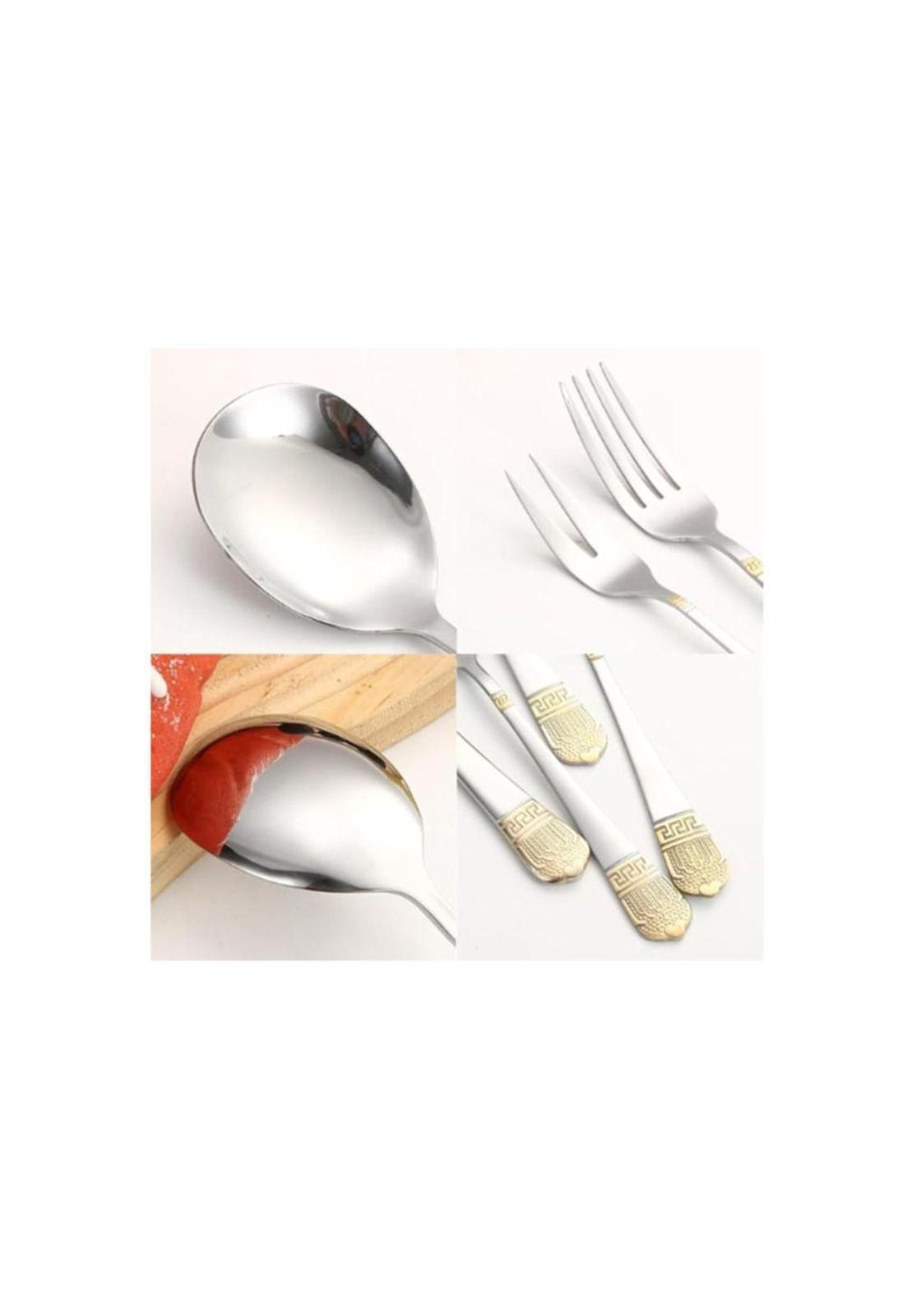 Juego de Cubiertos 72PCS Acero Inox Premium Vintage-5