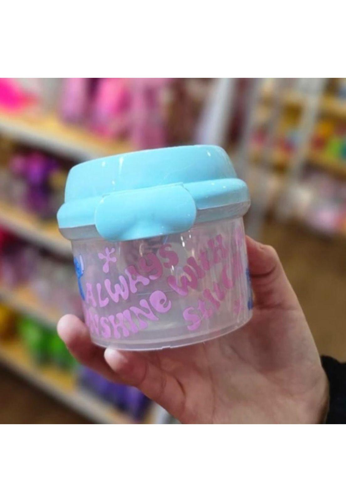 Porta Snack Disney Stitch Infantil Azul 280ml-3