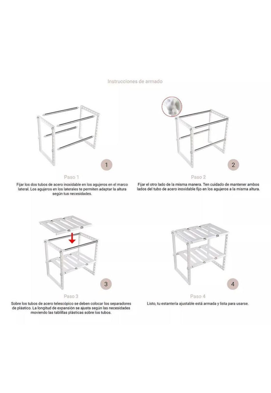 Estante Organizador Extensible Cocina-4