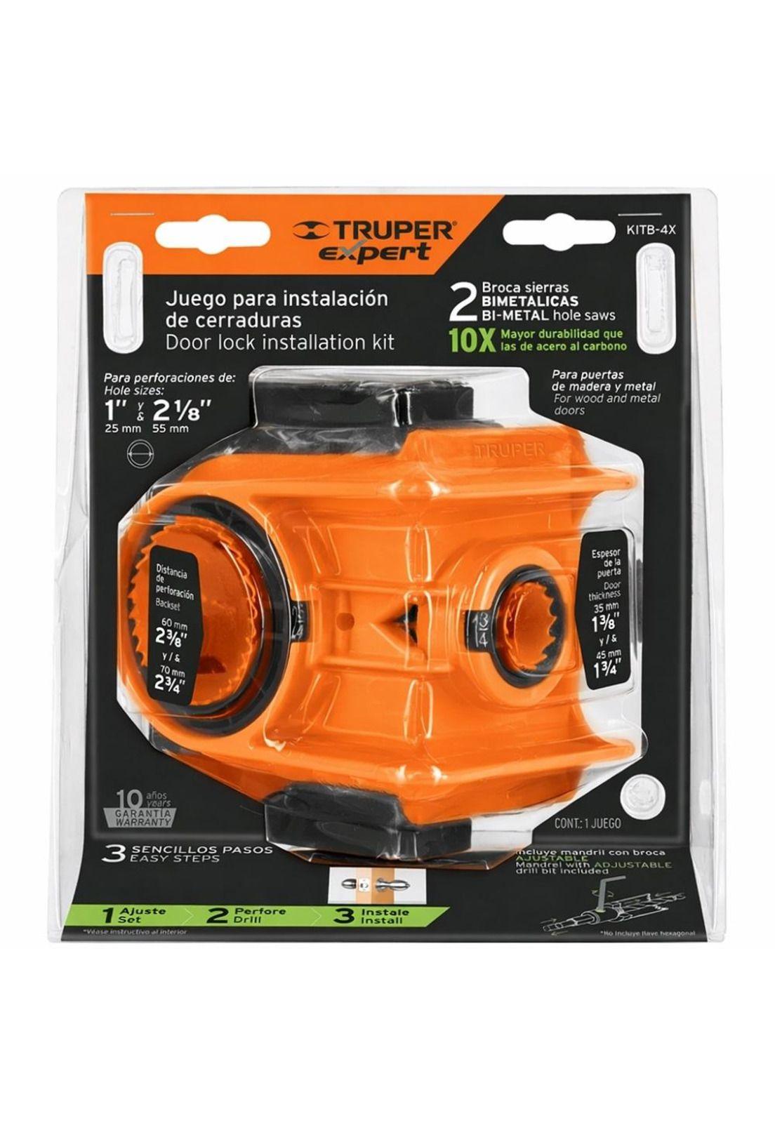 Juego cerradura Truper  KITB-4X-5
