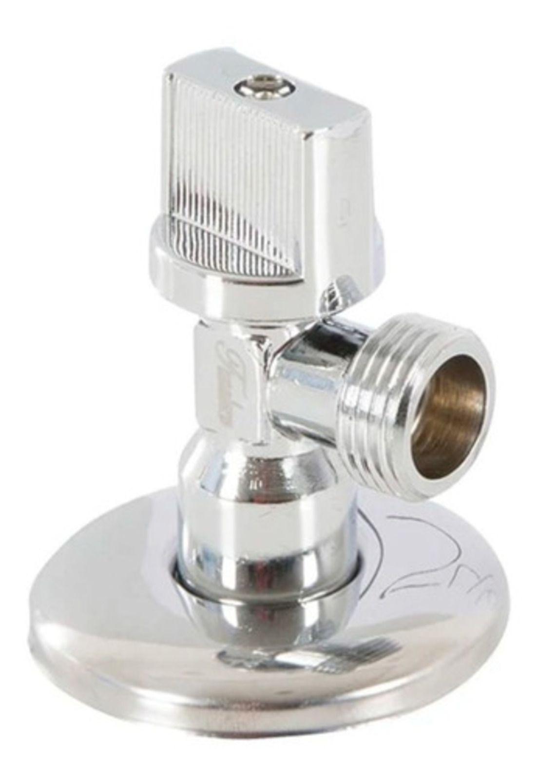 Llave Angular 1/2 He X 1/2 He EDR Acero inox-1