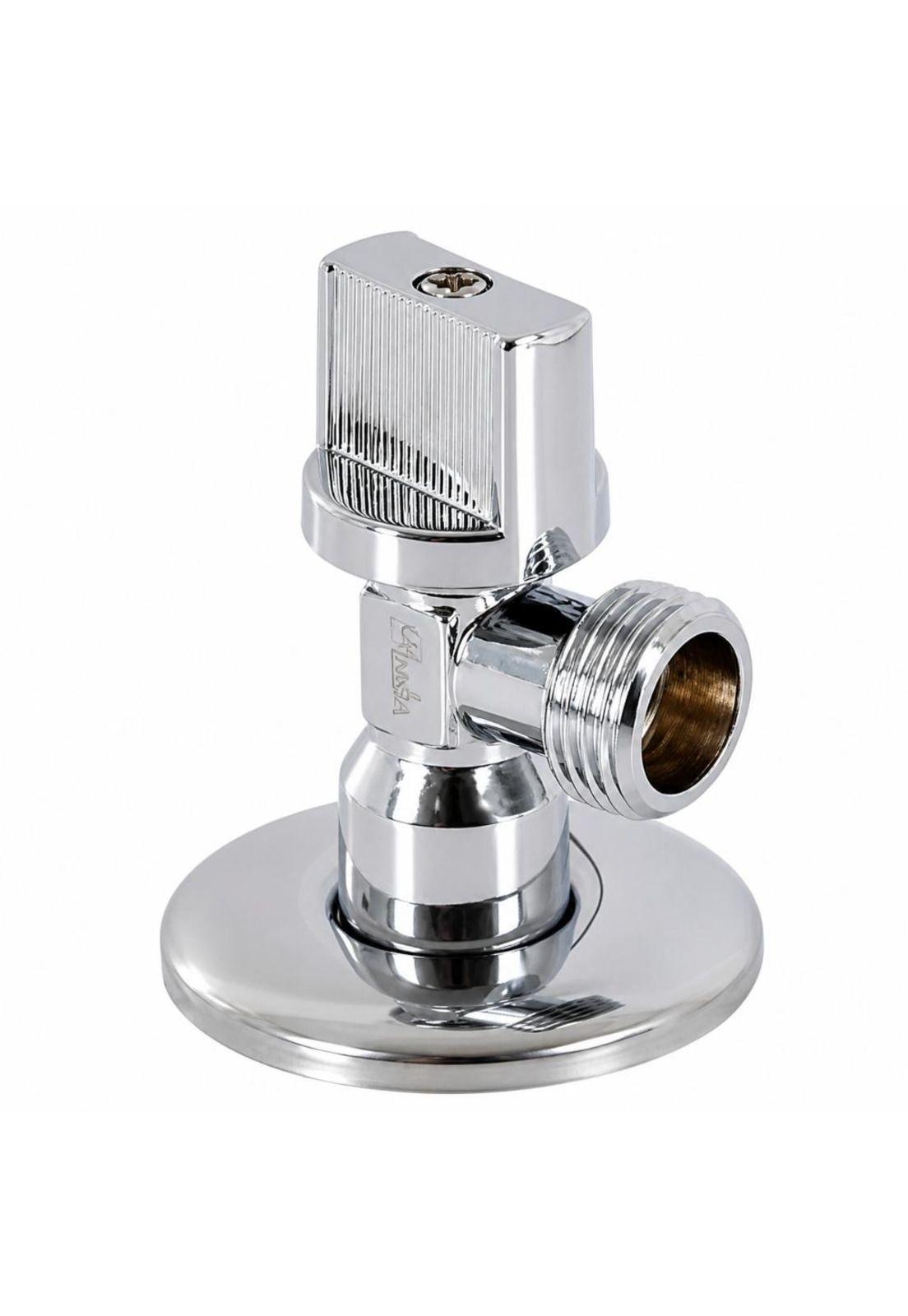 Llave Angular 1/2 He X 1/2 He EDR Acero inox-3