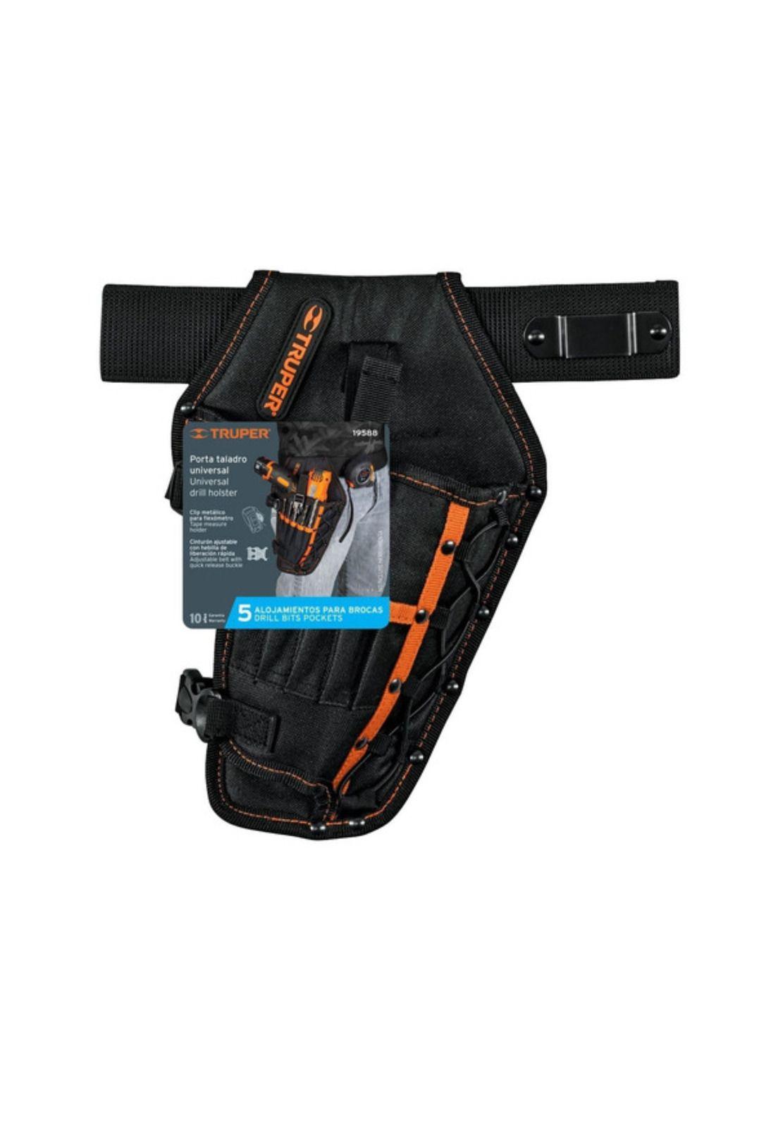 Coleto Porta Taladro Truper 5 compartimientos Pot-5b-3