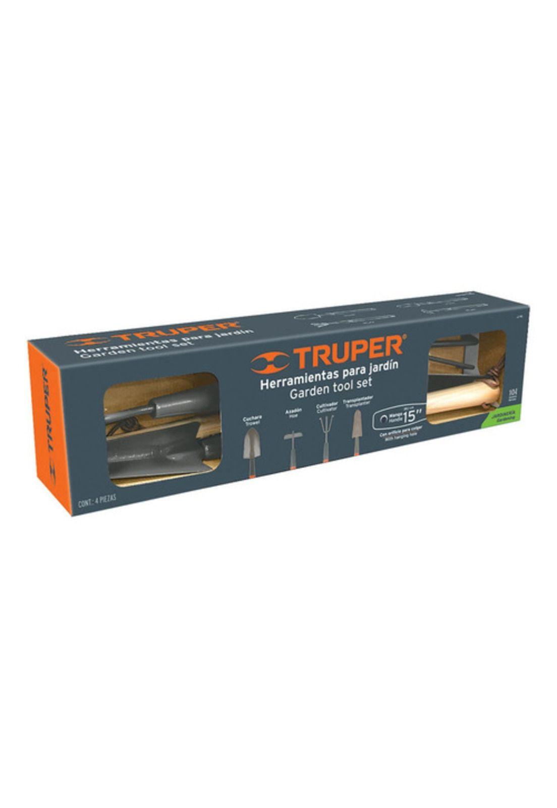 Herramientas Para Jardin 4 Pcs Truper Jj-4l-2