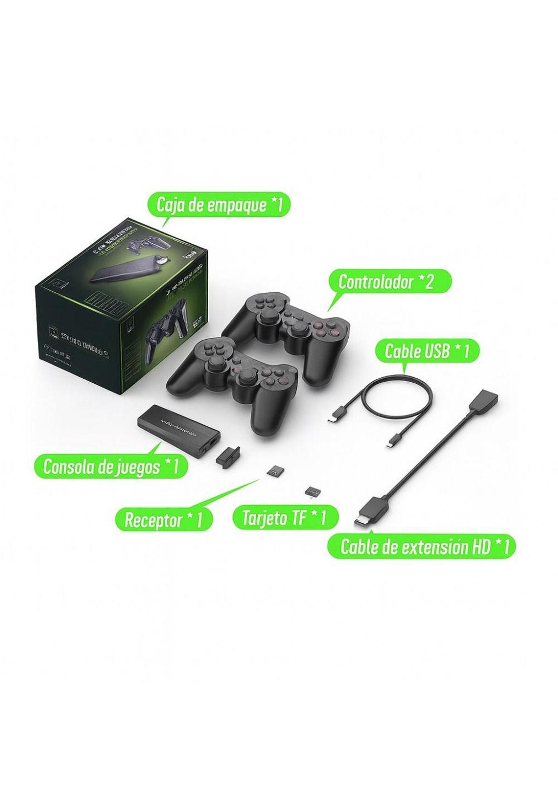 Accesorios Juegos Retro Inalámbrico 4k Hdmi 10000+ 64gb-7