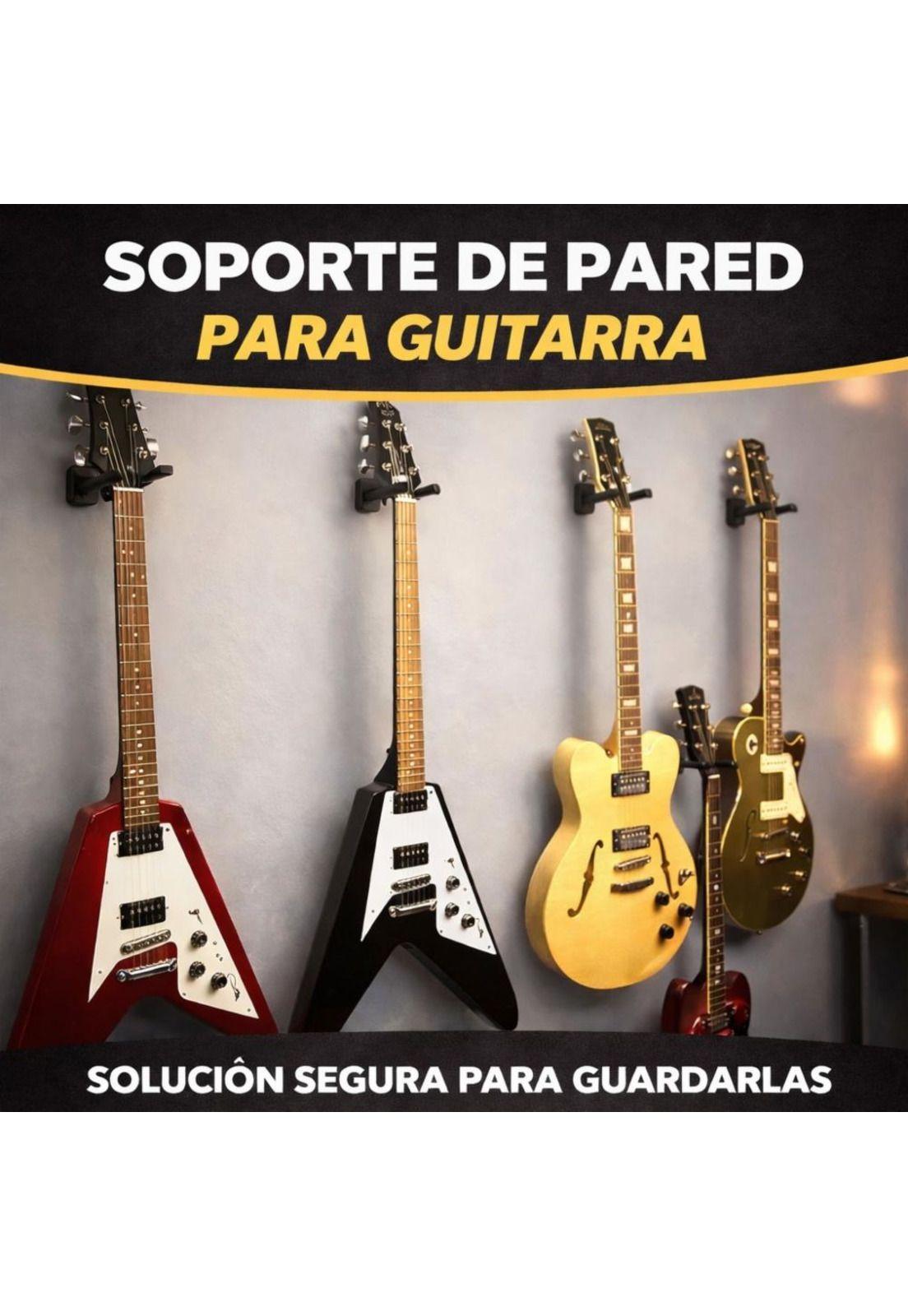 Soporte Pared Guitarra Universal Alta Resistencia-4