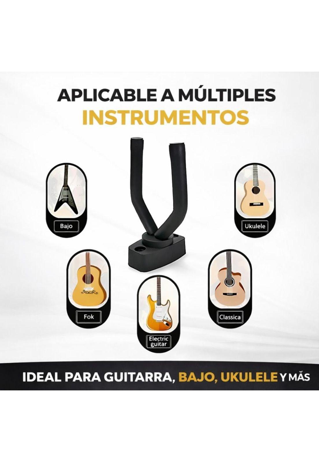 Soporte Pared Guitarra Universal Alta Resistencia-6