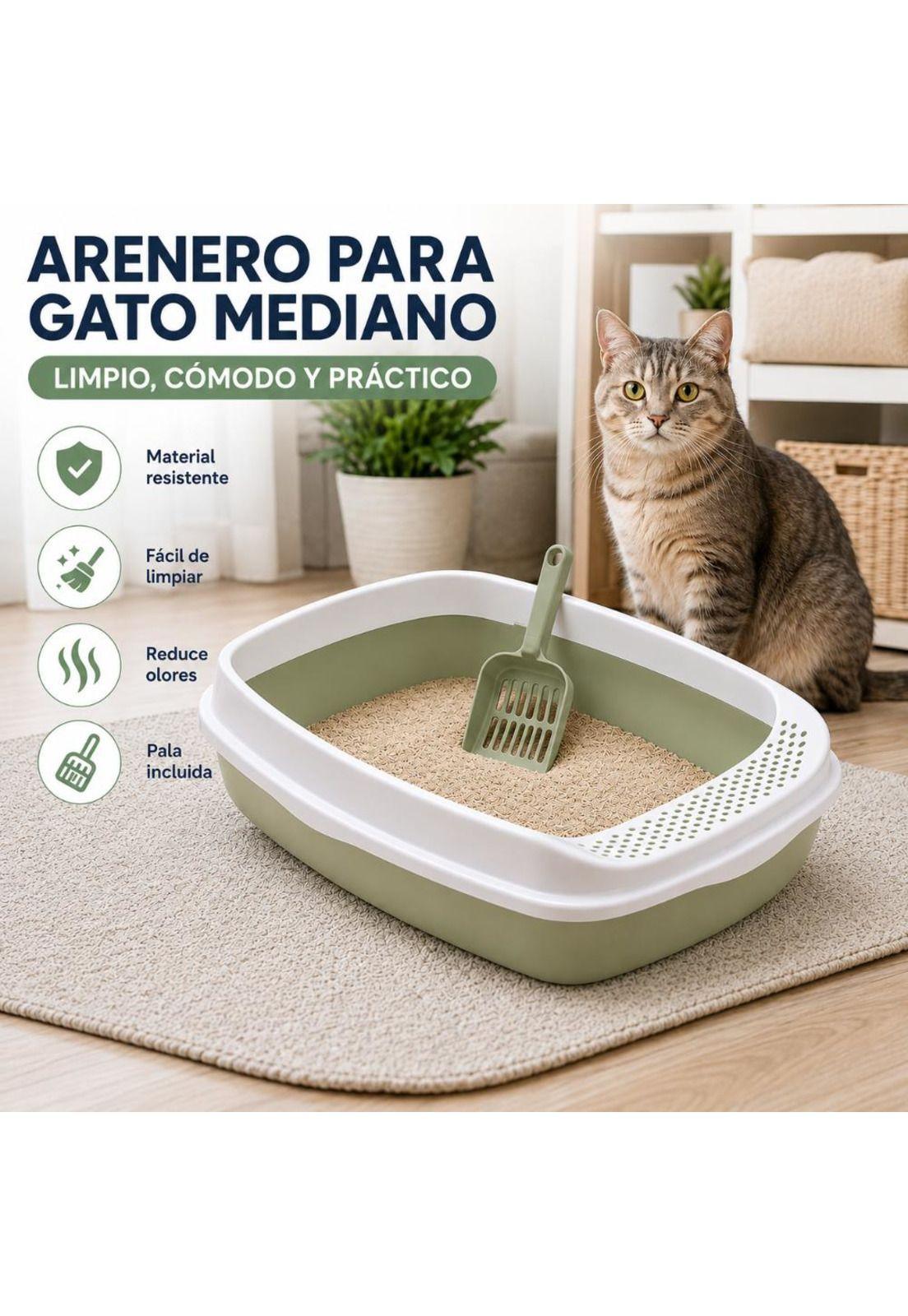 Arenero Para Gato Mediano + Pala Incluida-4