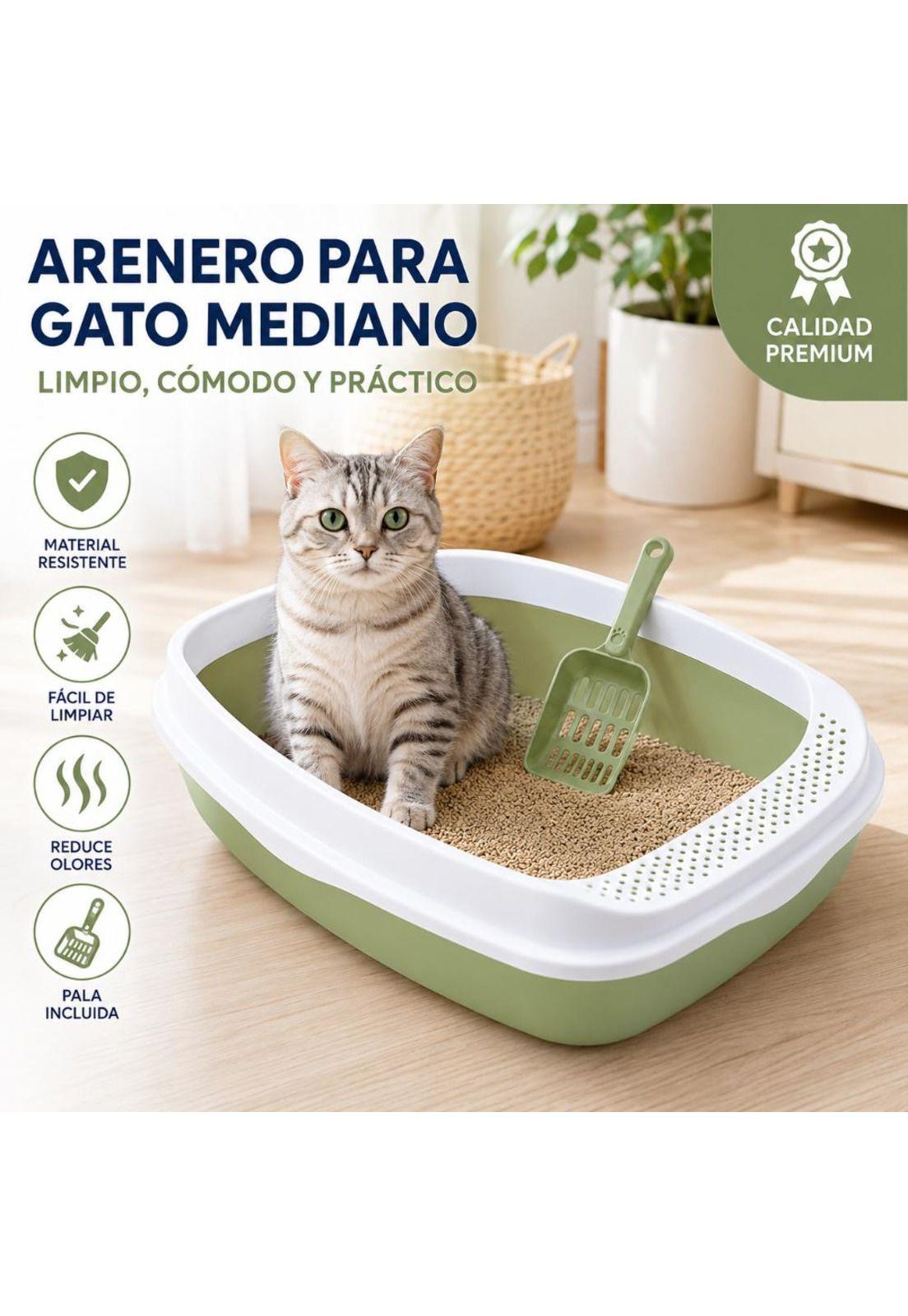 Arenero Para Gato Mediano + Pala Incluida-8