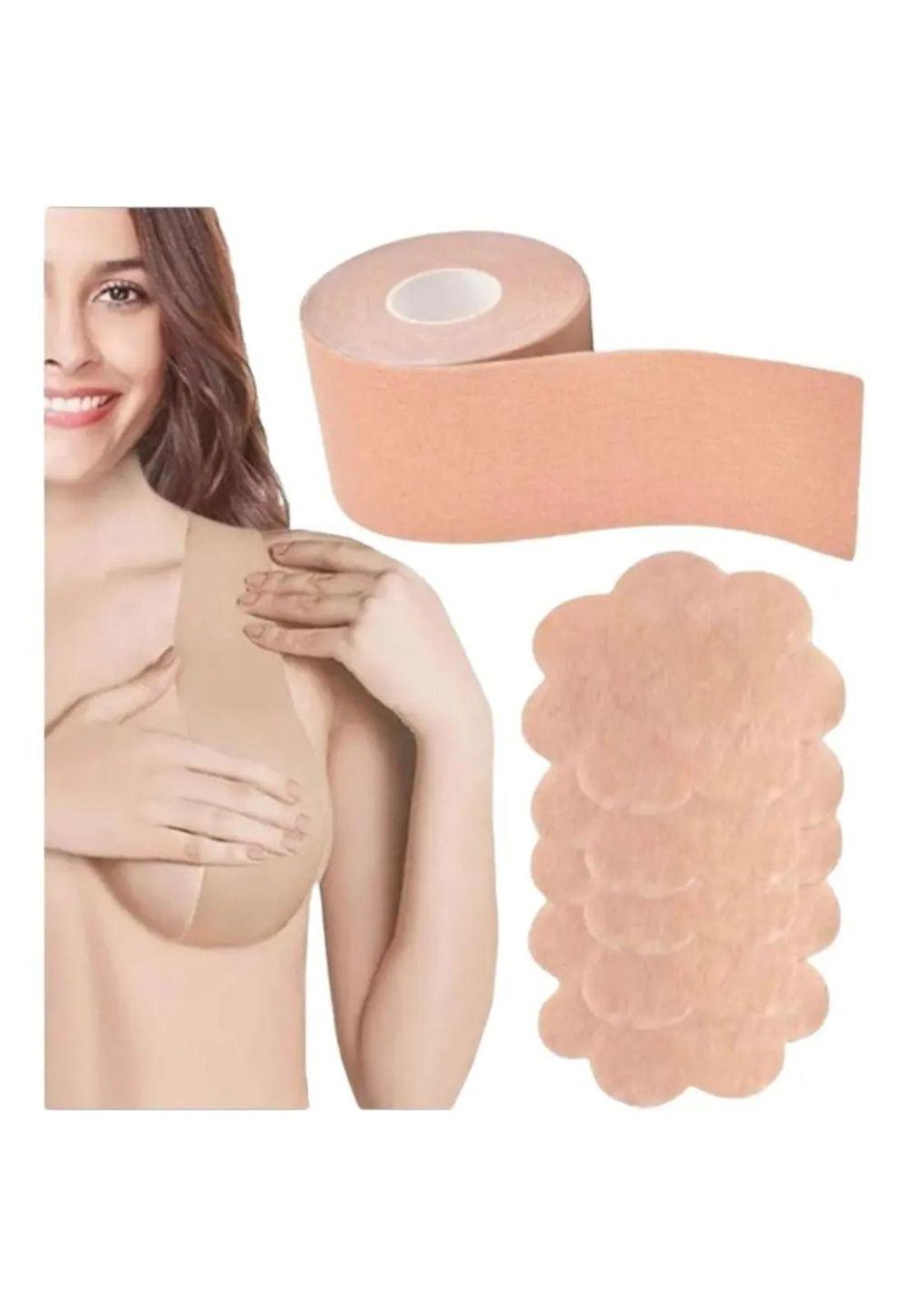 Cinta Levanta Pecho 5cmx5mt + 20 Cubre Pezones Boob Tape-3