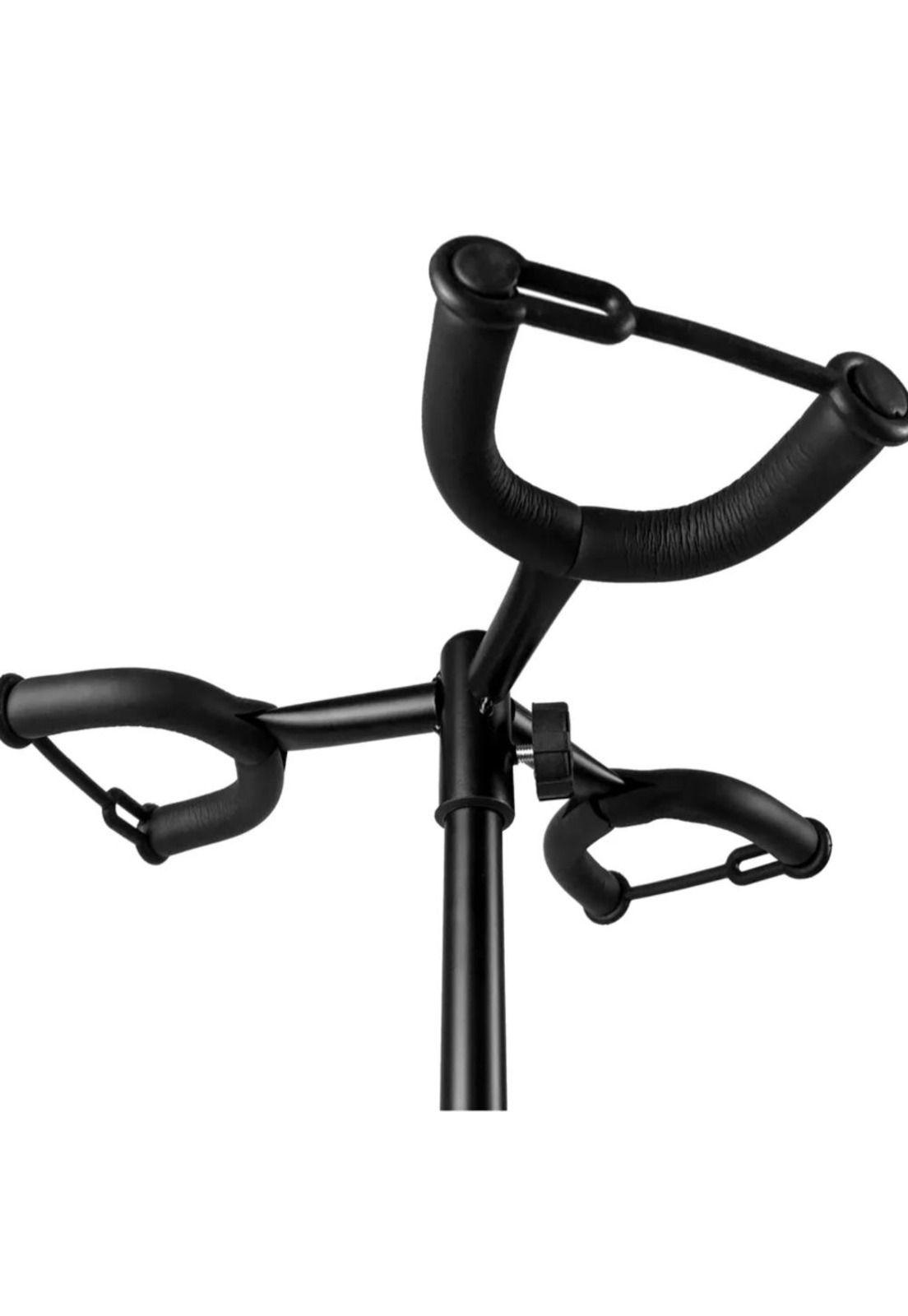 Atril Metálico Profesional para 3 Instrumentos de Cuerda-2