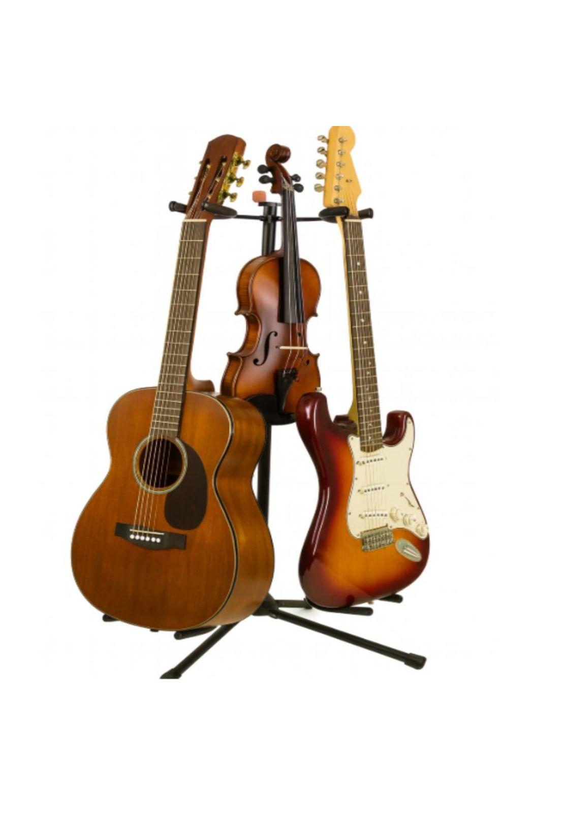 Atril Metálico Profesional para 3 Instrumentos de Cuerda-4