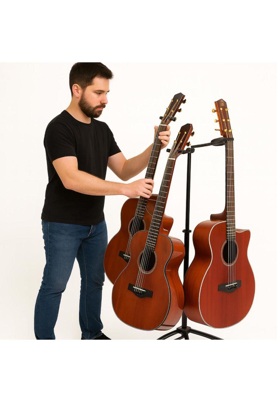 Atril Metálico Profesional para 3 Instrumentos de Cuerda-5