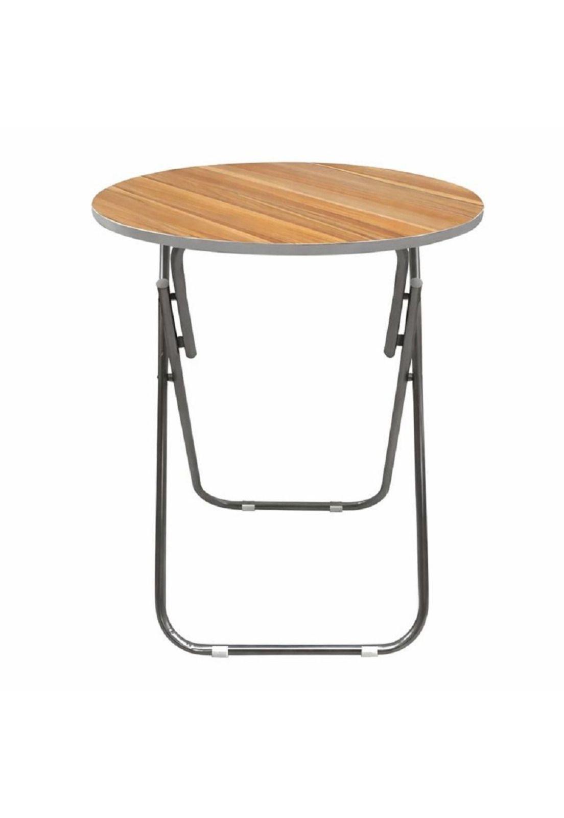 Mesa Plegable Redonda Ideal Hogar y Exterior-3