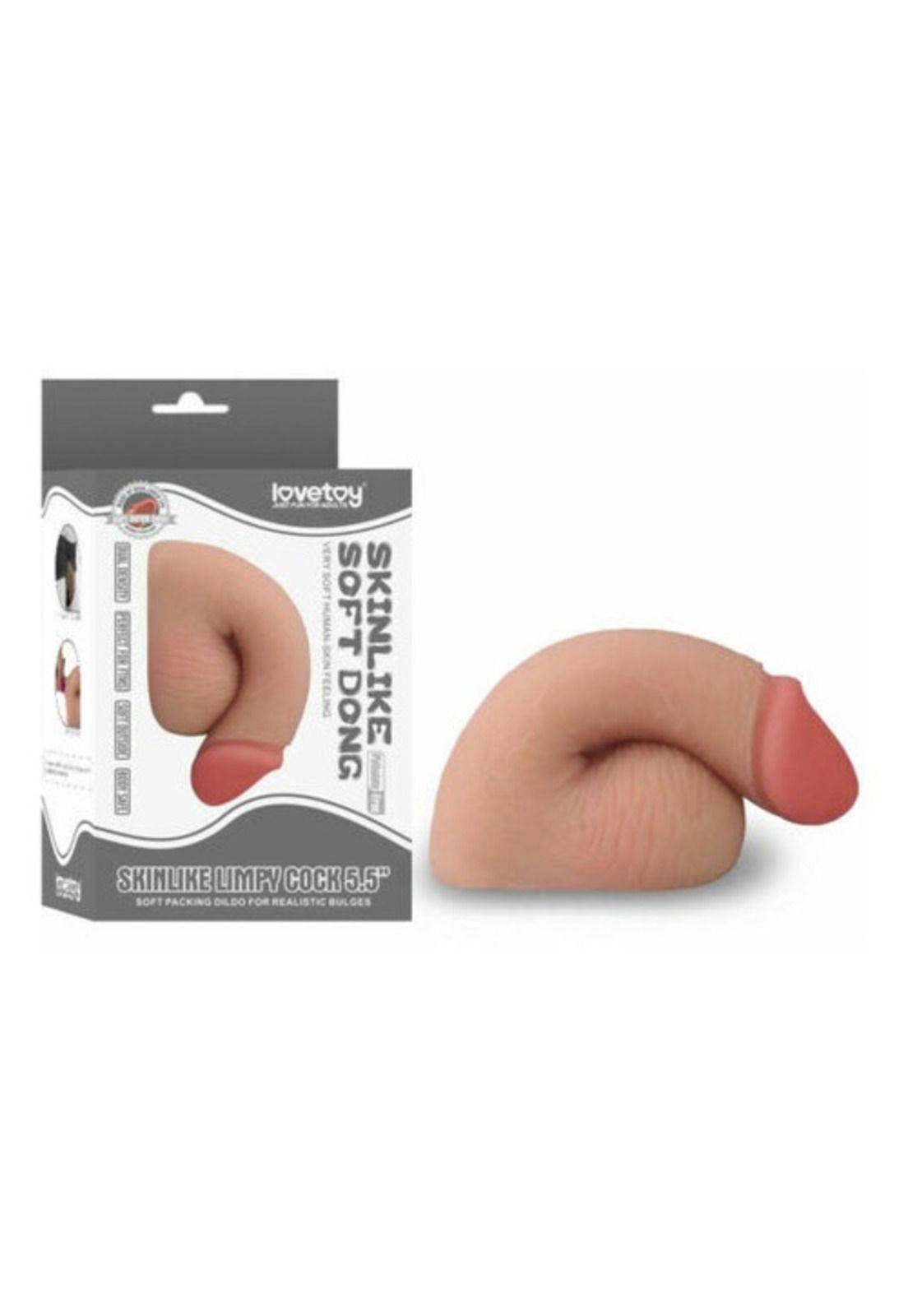 Pene Blando Flacidopaquete Bulto Realista Calzon Unisex-3