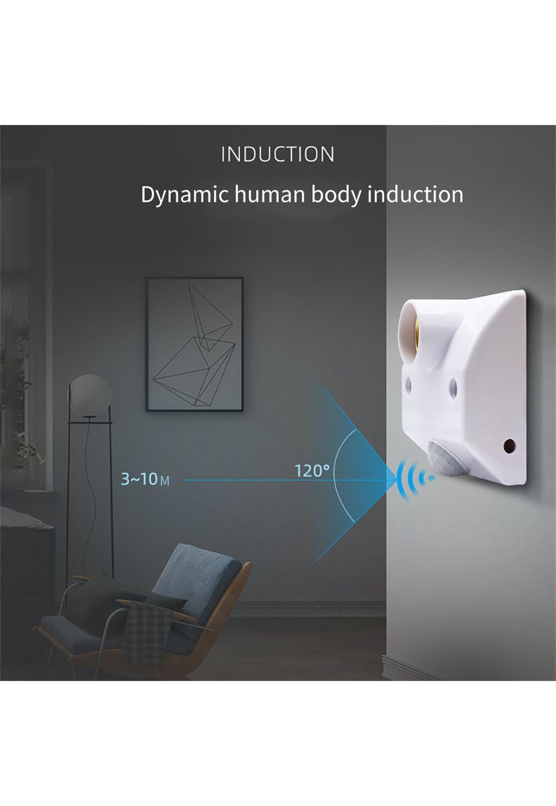 Soquete portalampara con sensor de movimiento e27-4
