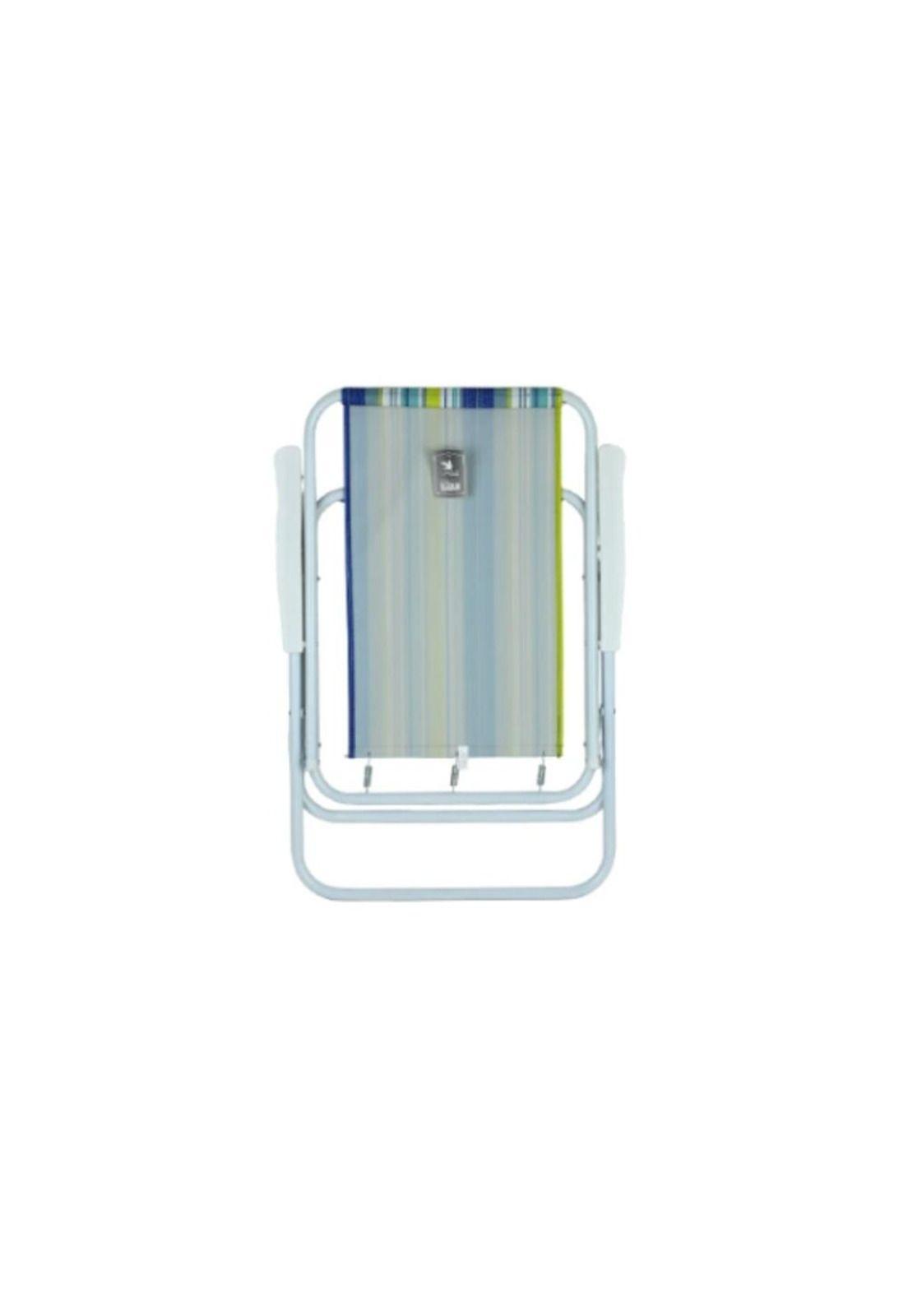 Silla Plegable Camping Picnic Piscina Verano Playa Portátil-3