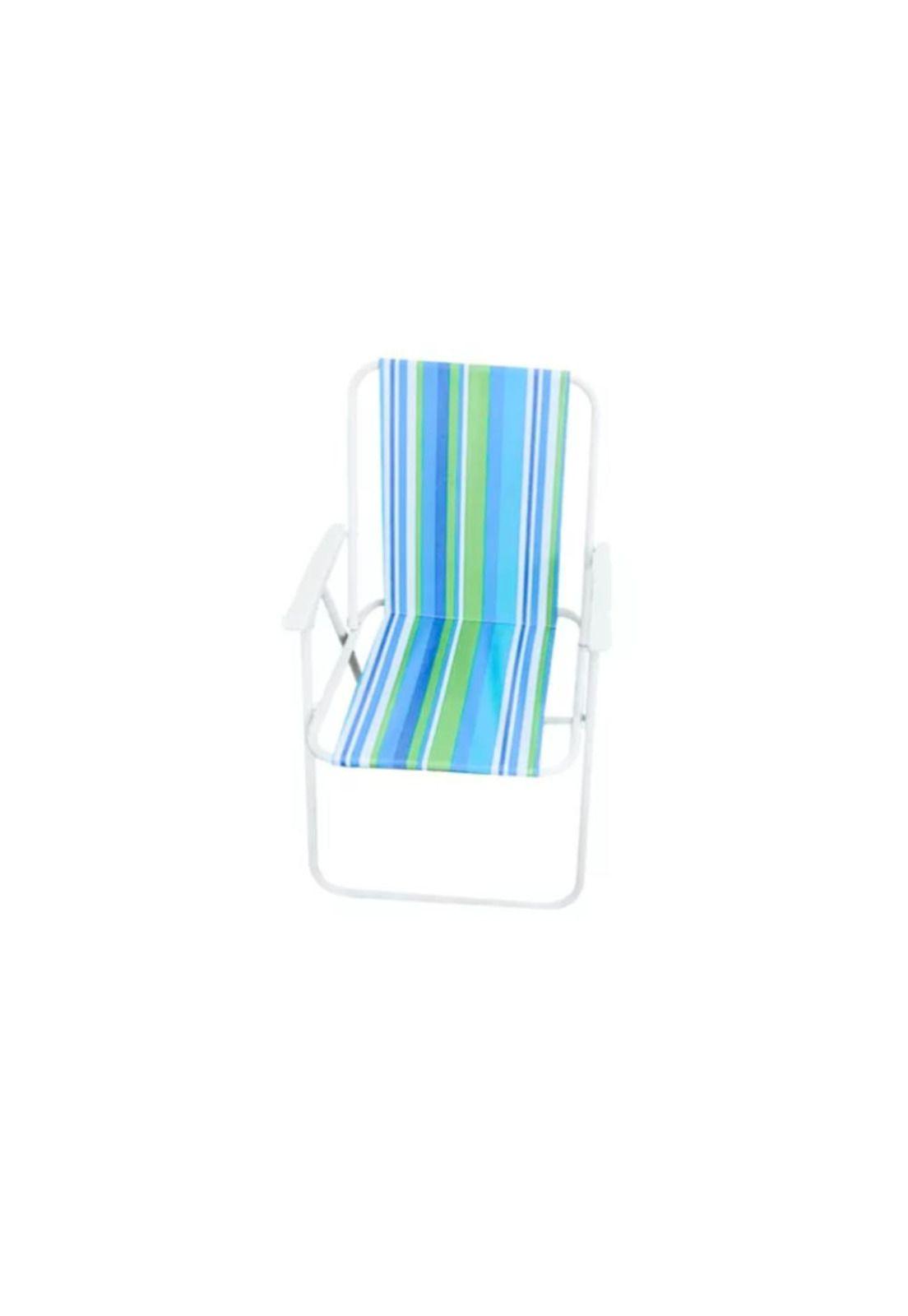 Silla Plegable Camping Picnic Piscina Verano Playa Portátil-4