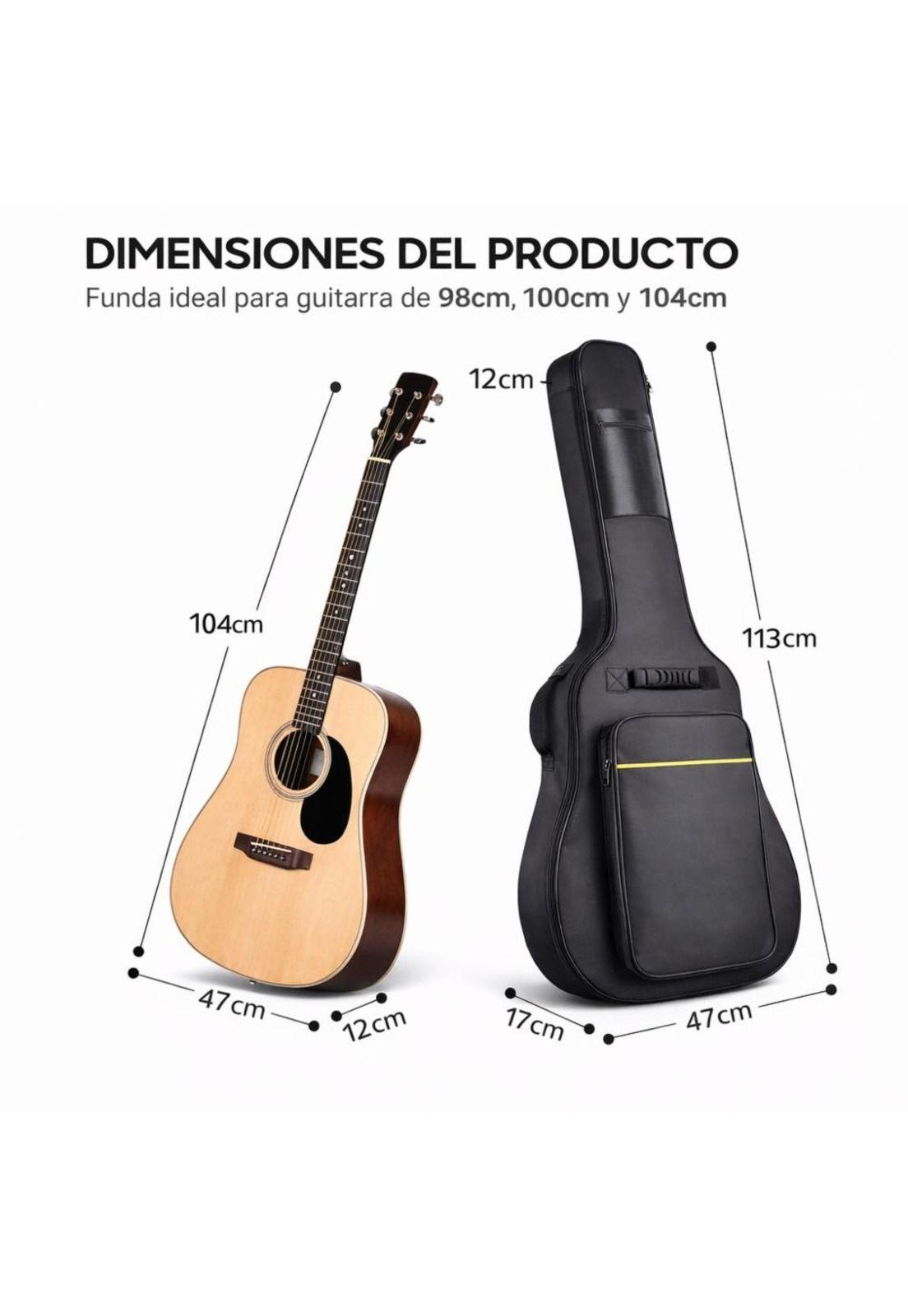 Funda  de Guitarra Impermeable 38-41” Acolchada-2