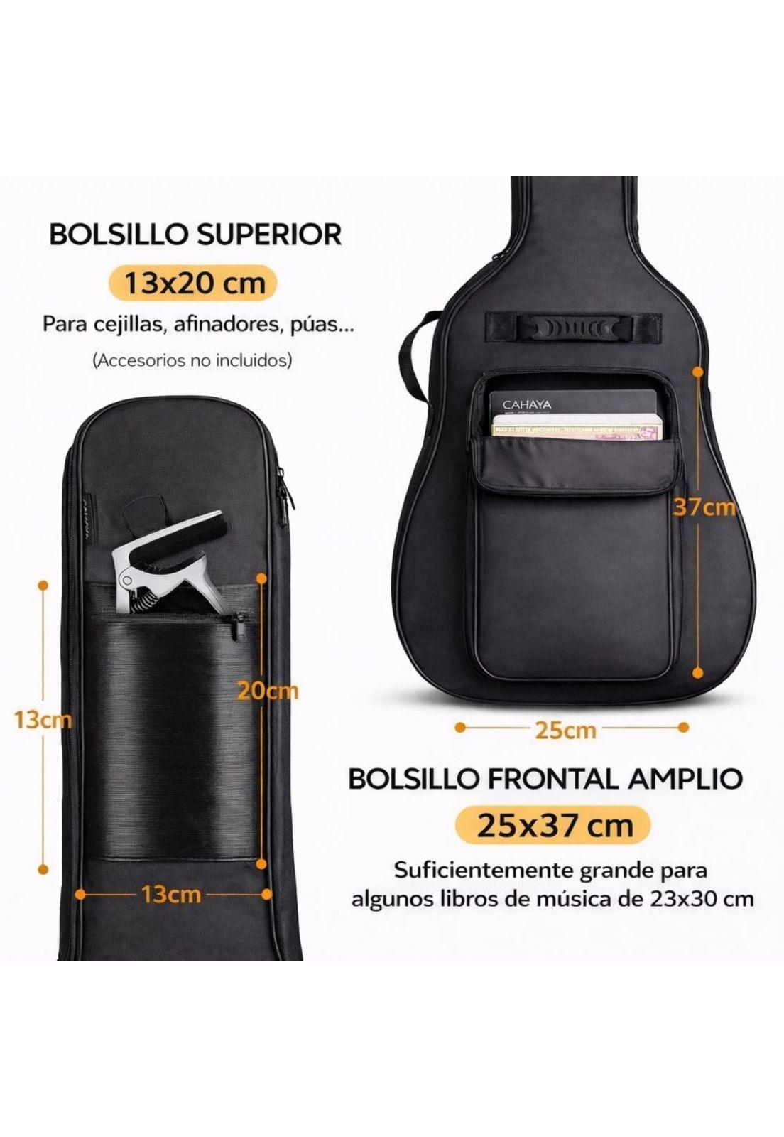 Funda  de Guitarra Impermeable 38-41” Acolchada-3