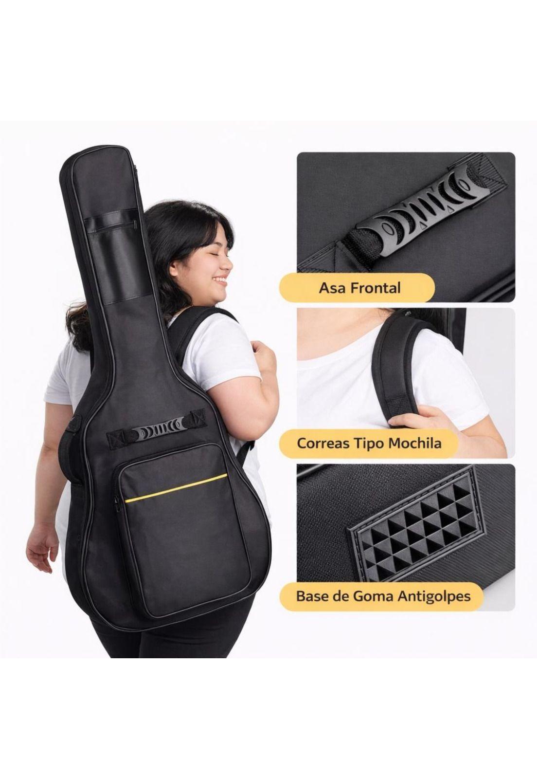 Funda  de Guitarra Impermeable 38-41” Acolchada-4