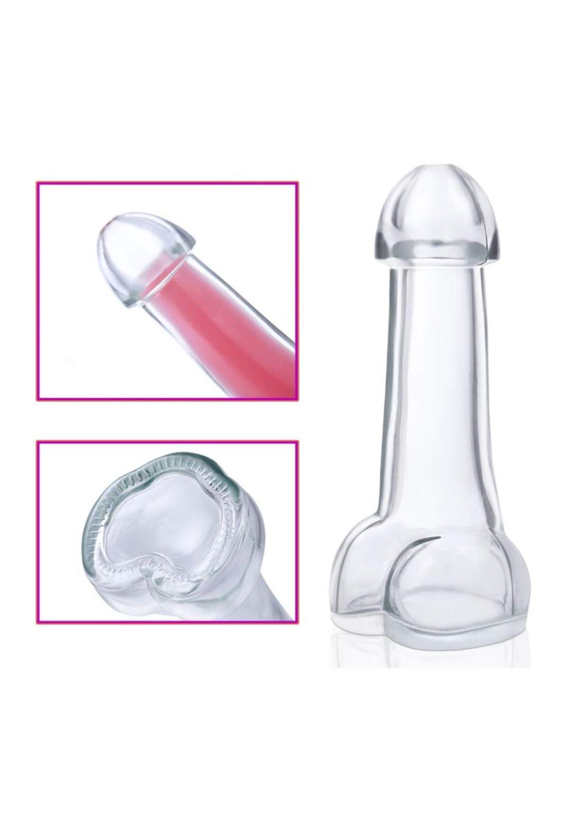 Vaso Para Coctel De Vidrio Tipo Pene Despedida De Solteros-1