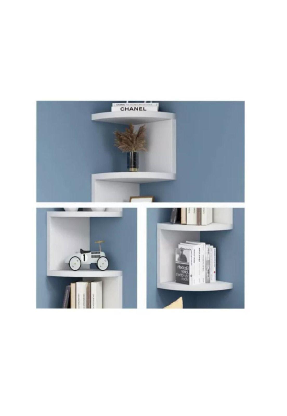 Repisa Esquinero Decorativa Minimalista 5niveles Pared Baño-3