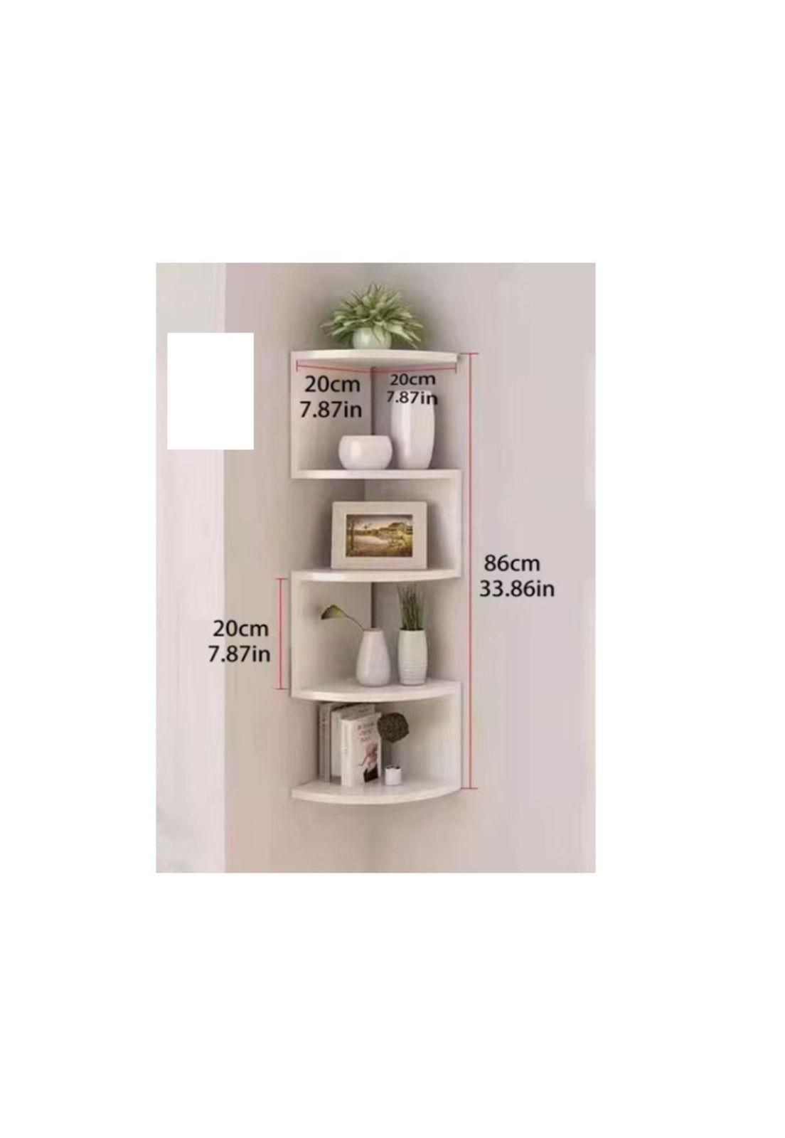 Repisa Esquinero Decorativa Minimalista 5niveles Pared Baño-7