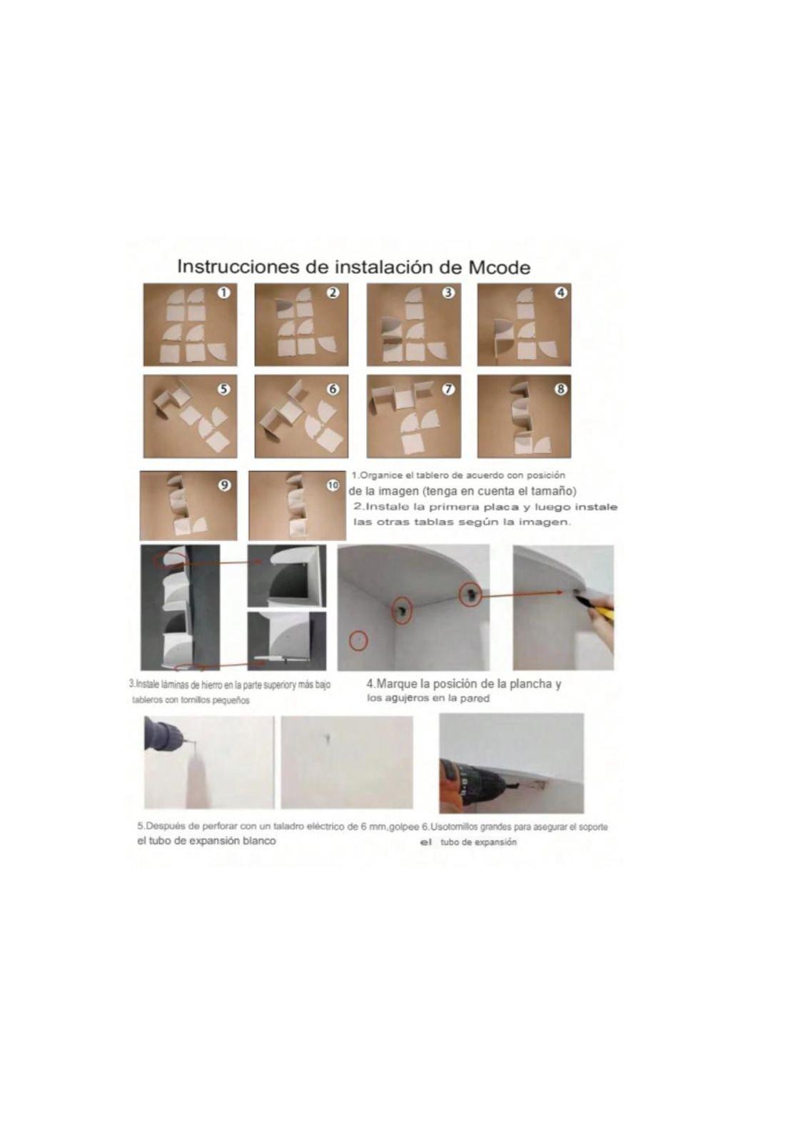 Repisa Esquinero Decorativa Minimalista 5niveles Pared Baño-9
