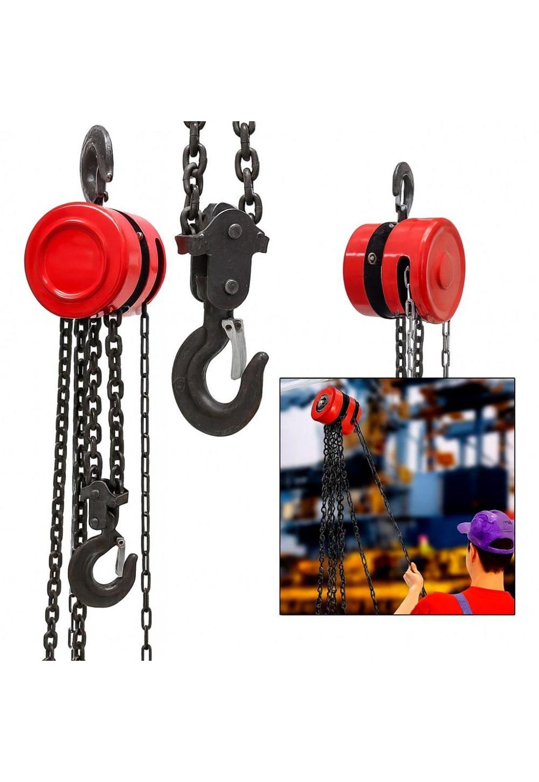 Tecle Manual 1T Profesional con Cadena 3m-3