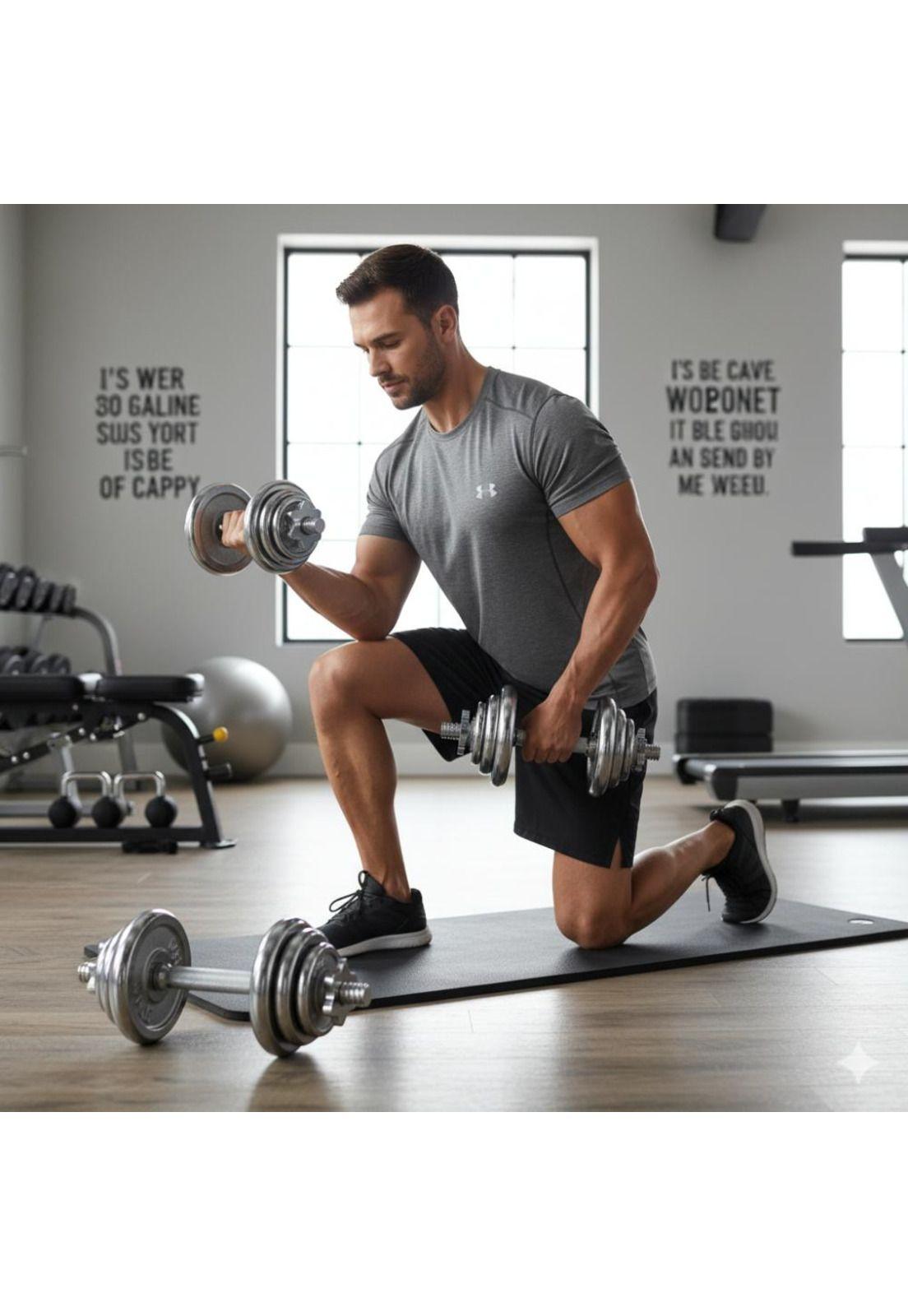 Set de Mancuernas Cromadas Ajustables de 30kg + Maletín-3