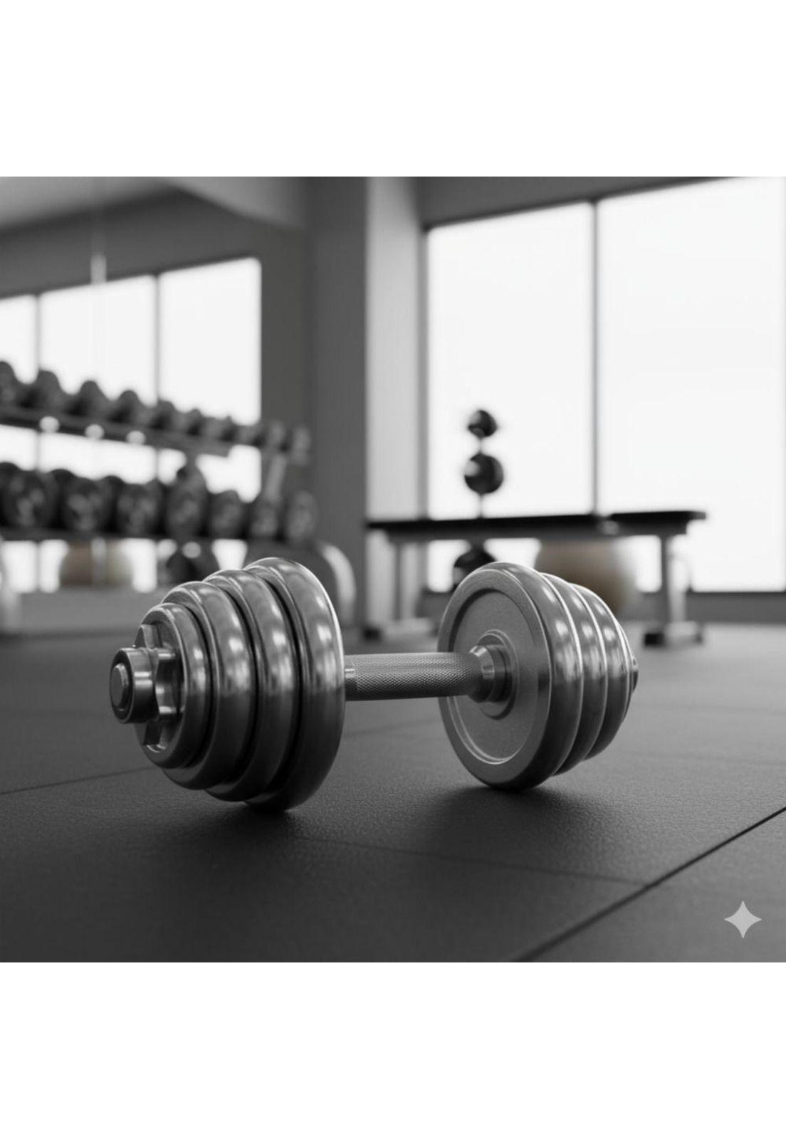 Set de Mancuernas Cromadas Ajustables de 30kg + Maletín-6