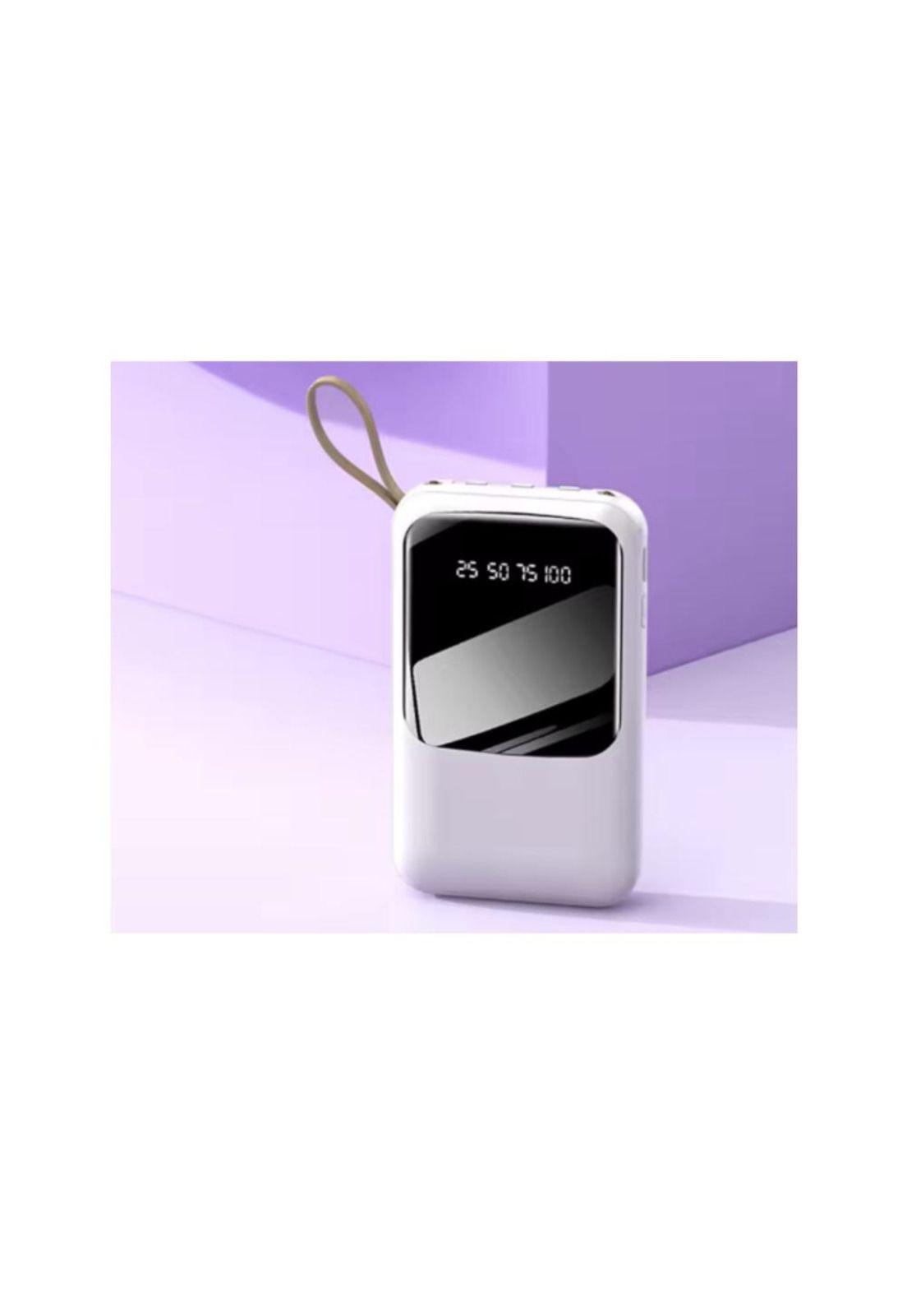 BATERIA PORTATIL MINI POWER BANK 10,000MAH  + CABLES + LINTERNA-4