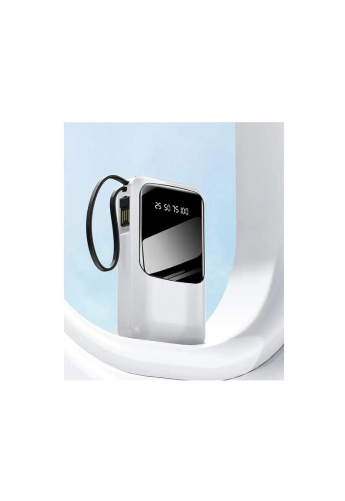 BATERIA PORTATIL MINI POWER BANK 10,000MAH  + CABLES + LINTERNA-5