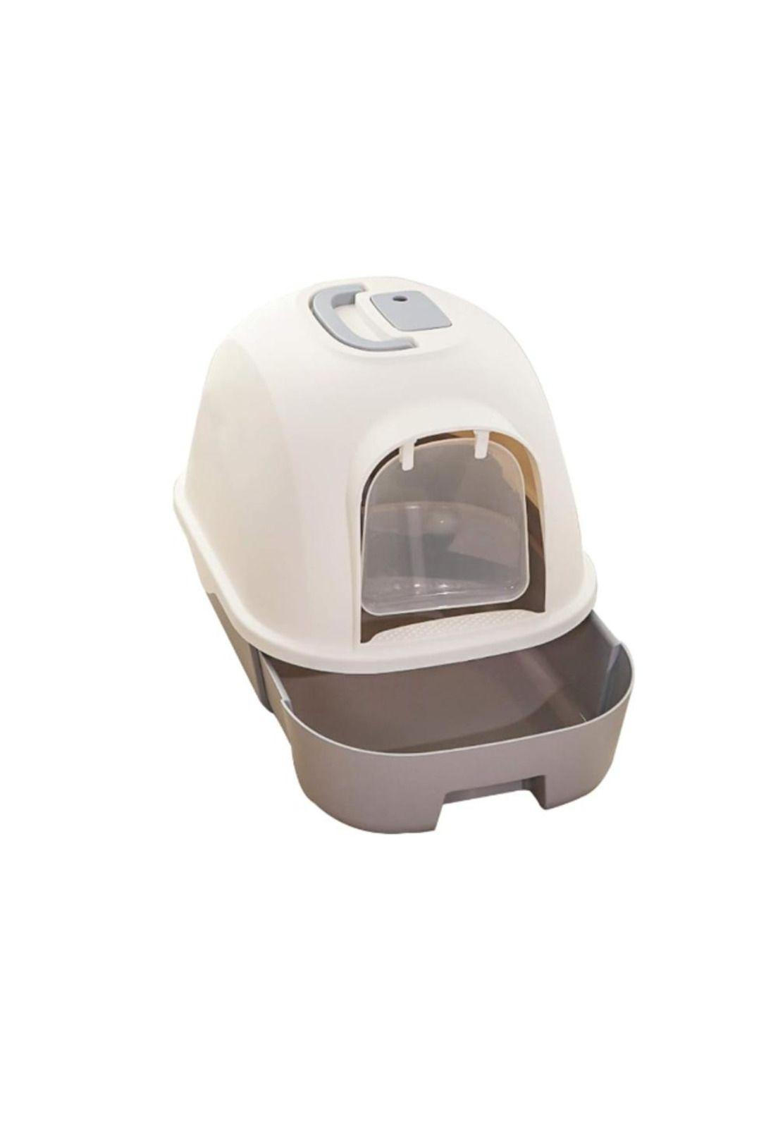 Caja De Arena Extra grande cerrada Cómoda para gatos Arenero-0