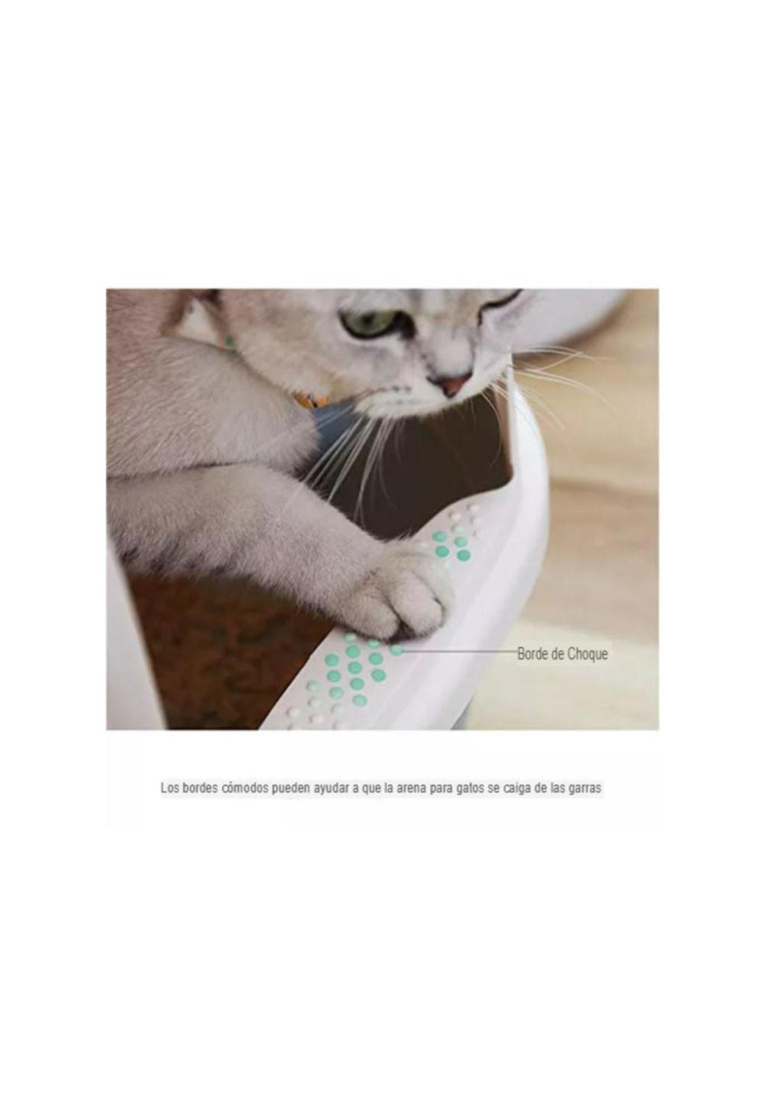 Caja De Arena Extra grande cerrada Cómoda para gatos Arenero-3