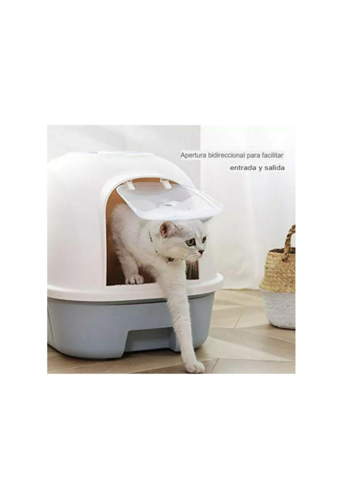 Caja De Arena Extra grande cerrada Cómoda para gatos Arenero-5