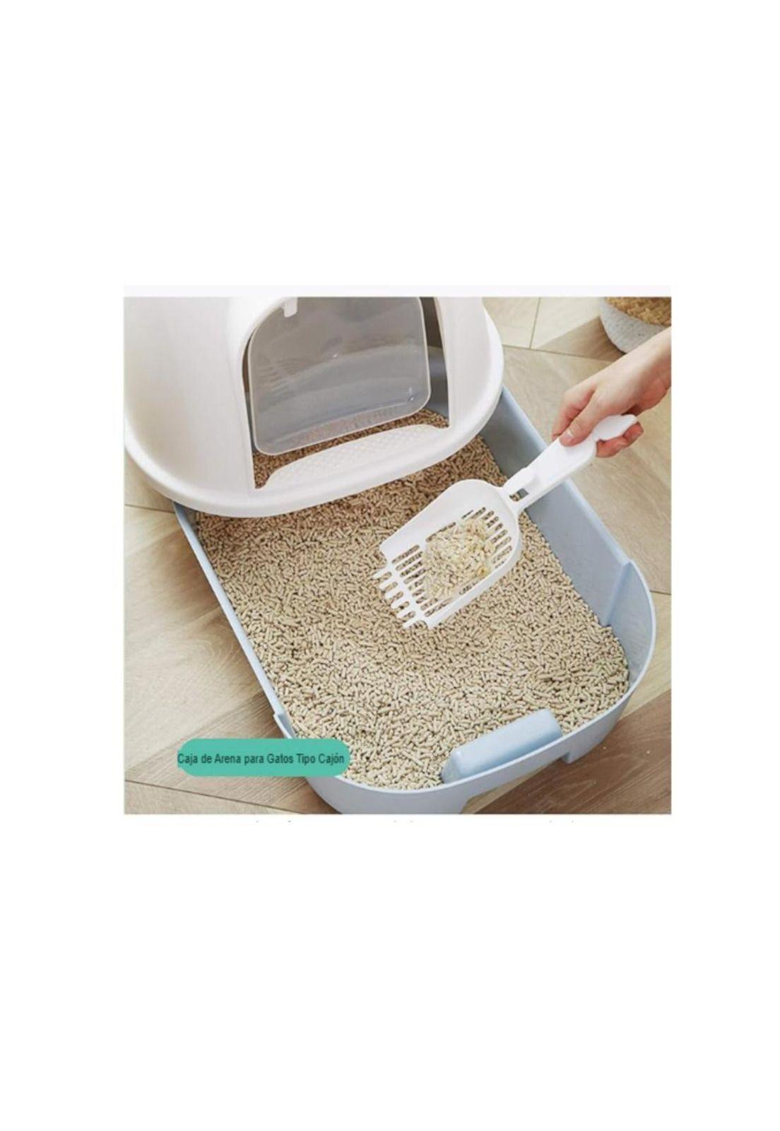 Caja De Arena Extra grande cerrada Cómoda para gatos Arenero-6